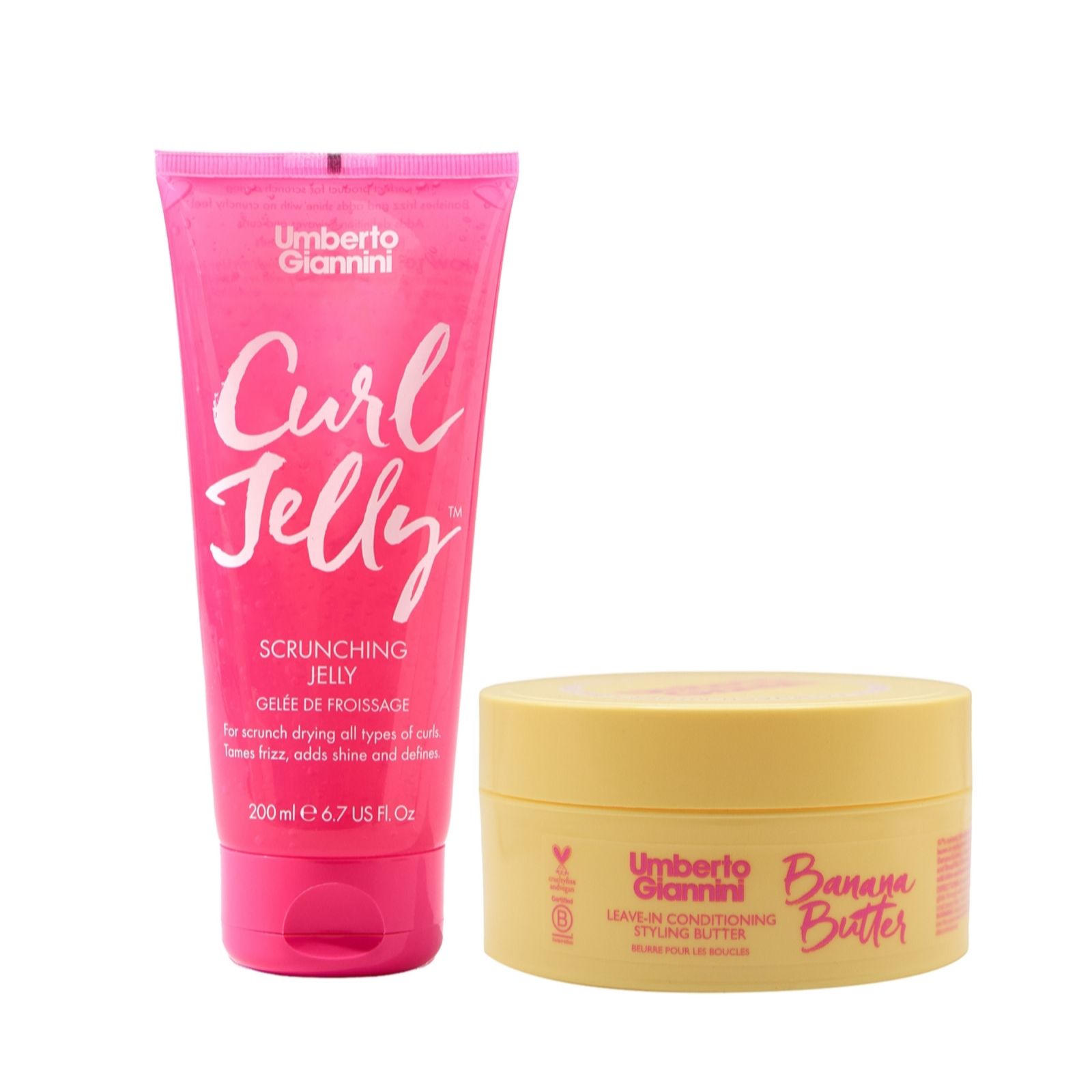 Umberto Giannini Curl Jelly & Banana Butter Styling Set