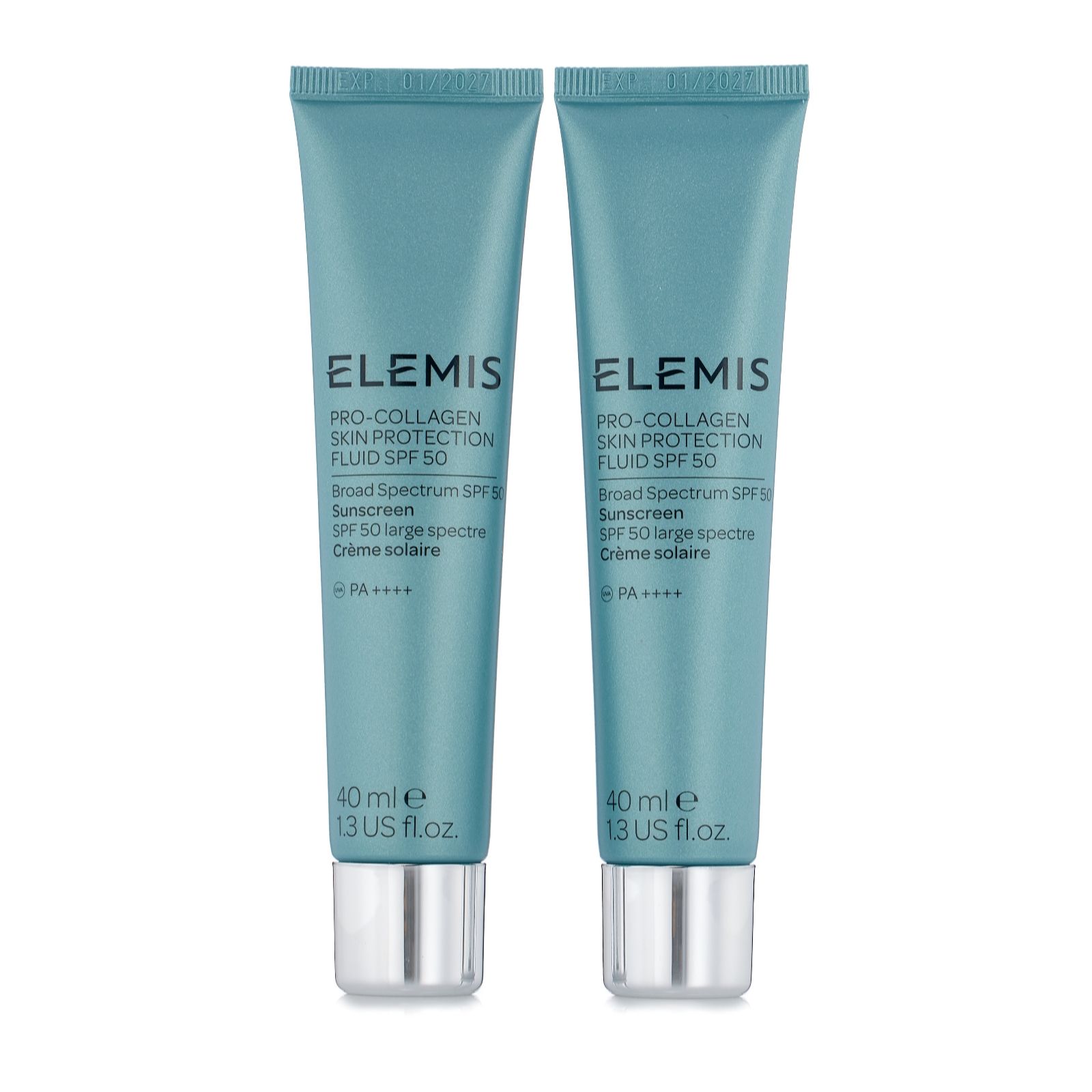 Elemis Pro-Collagen Skin Protection Fluid SPF 50 40ml Duo