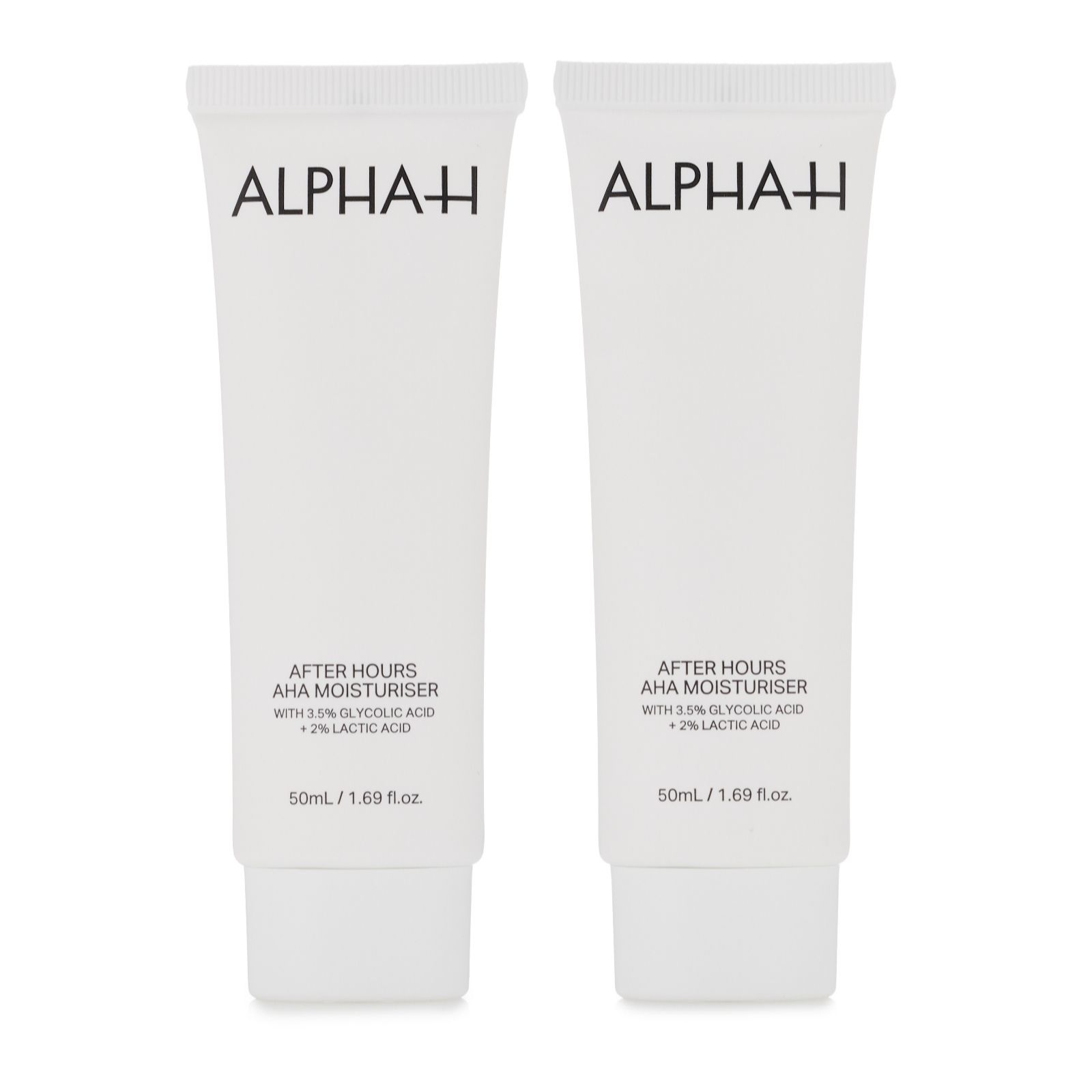 Alpha-H After Hours AHA Moisturiser 50ml Duo