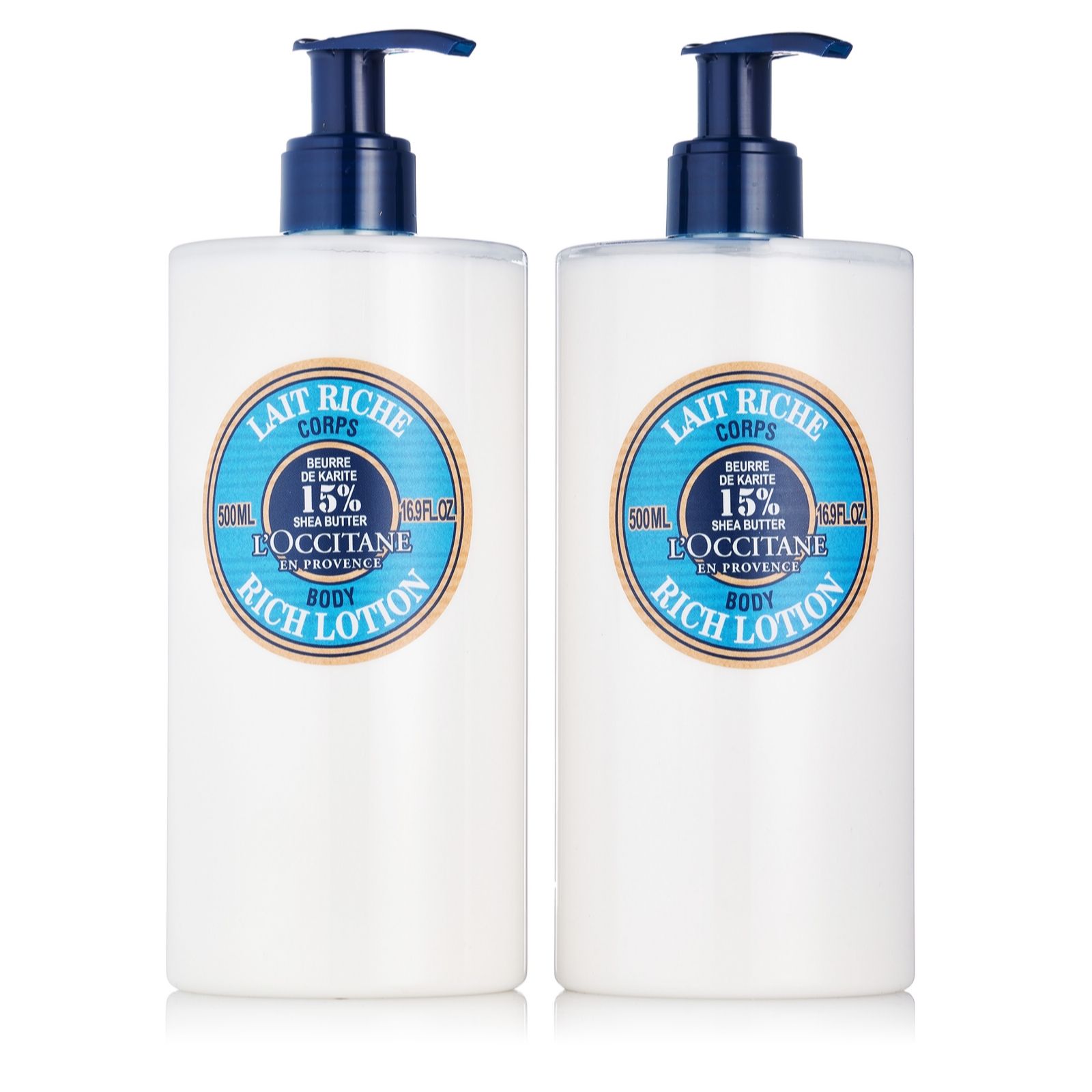 L'Occitane Shea Rich Body Lotion 500ml Duo