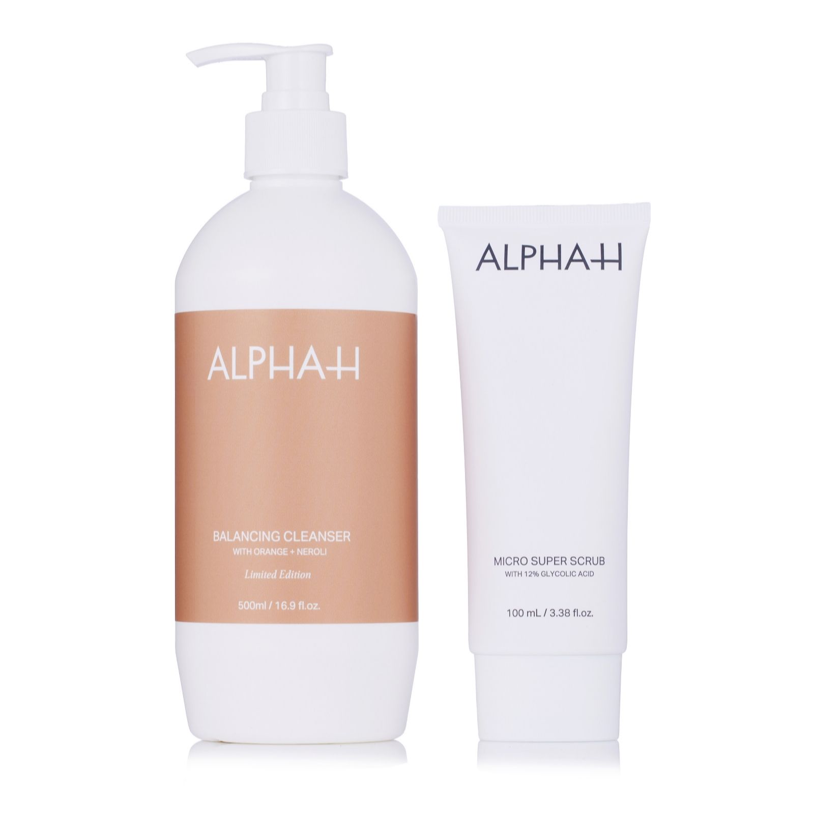 Alpha-H Orange & Neroli Balancing Cleanser & Micro Scrub Duo