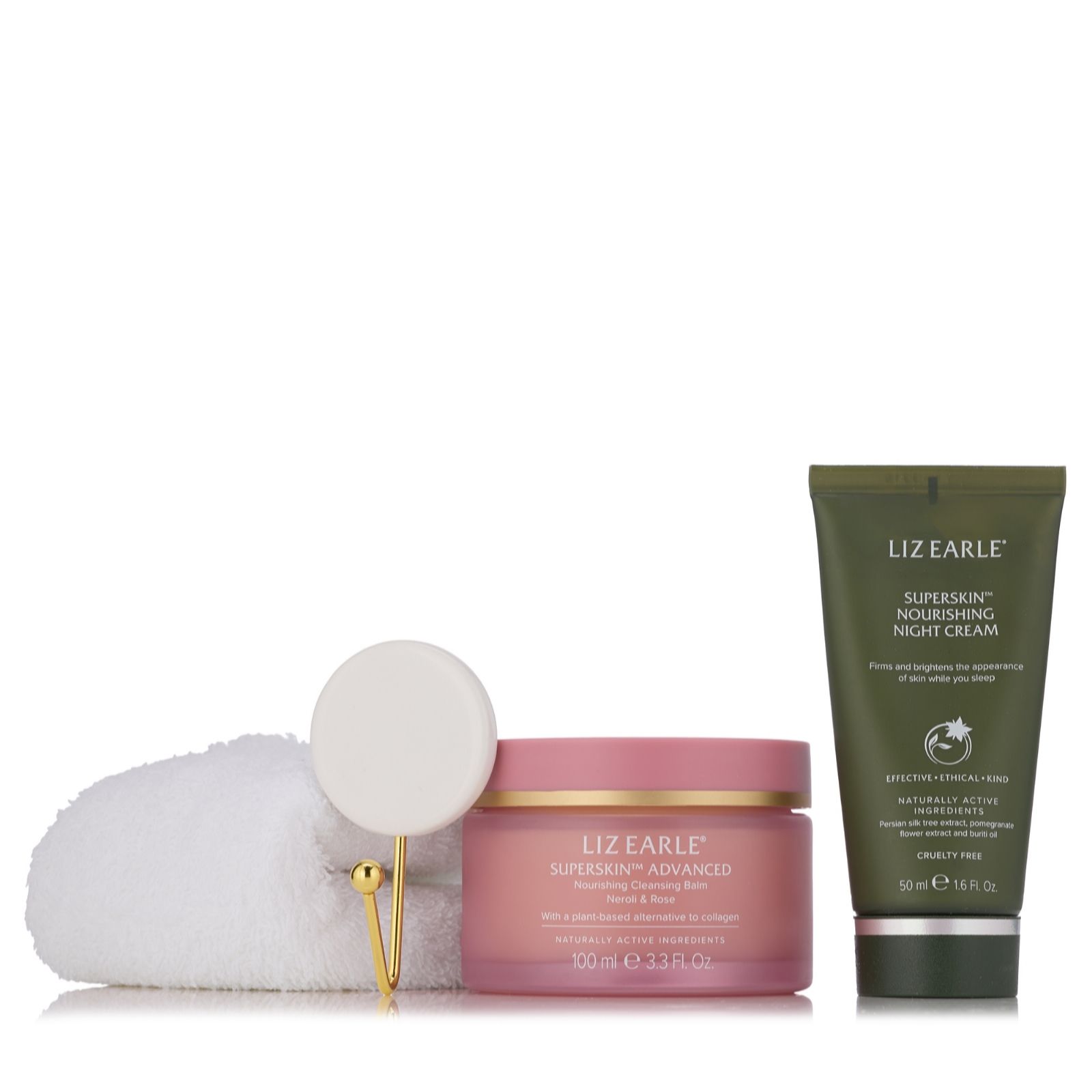 Liz Earle Women's Misc Superskin Advanced Cleansing Balm & Cloth Neroli & Rose 100Ml In - Image 8