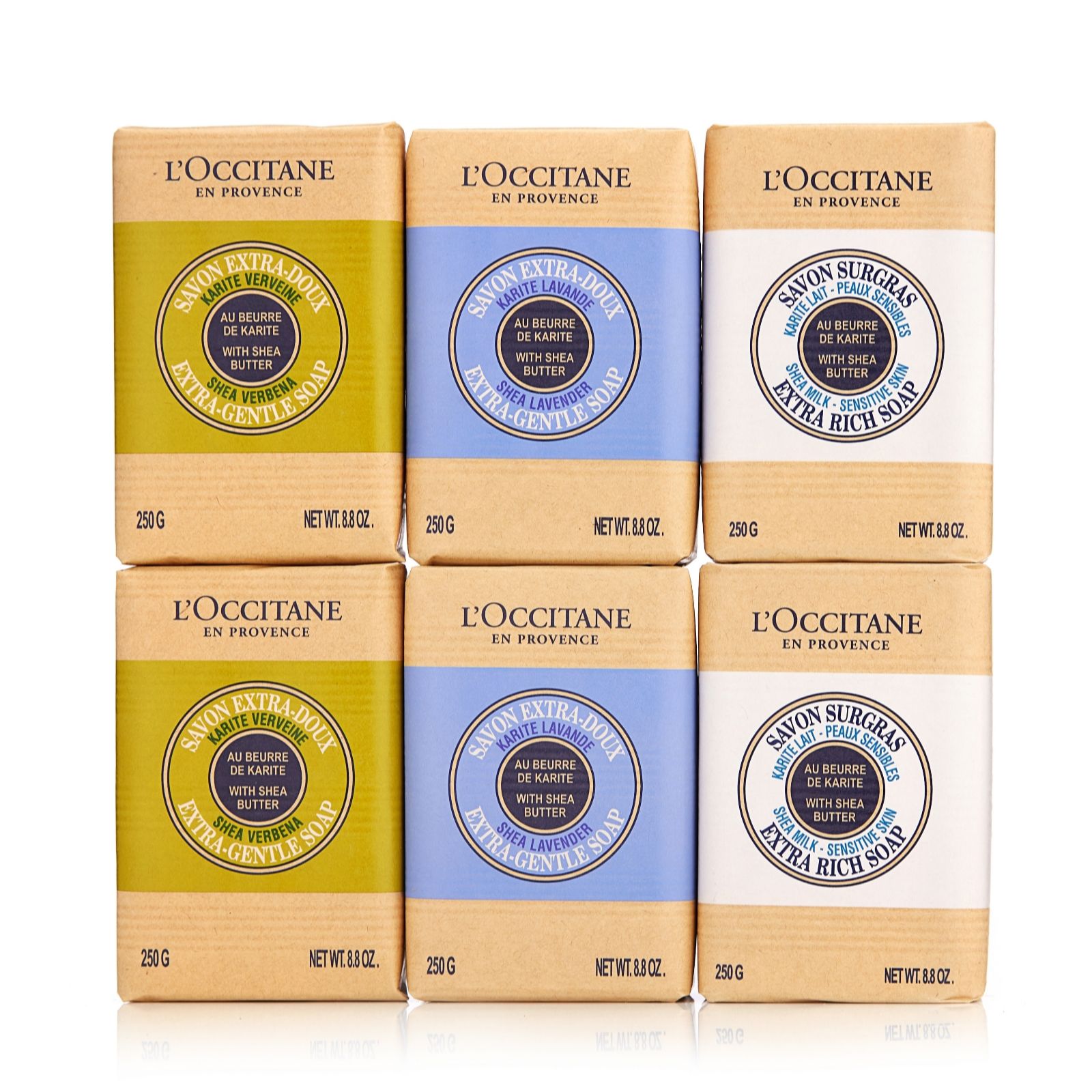 L'Occitane 6 Piece Shea Soap Collection