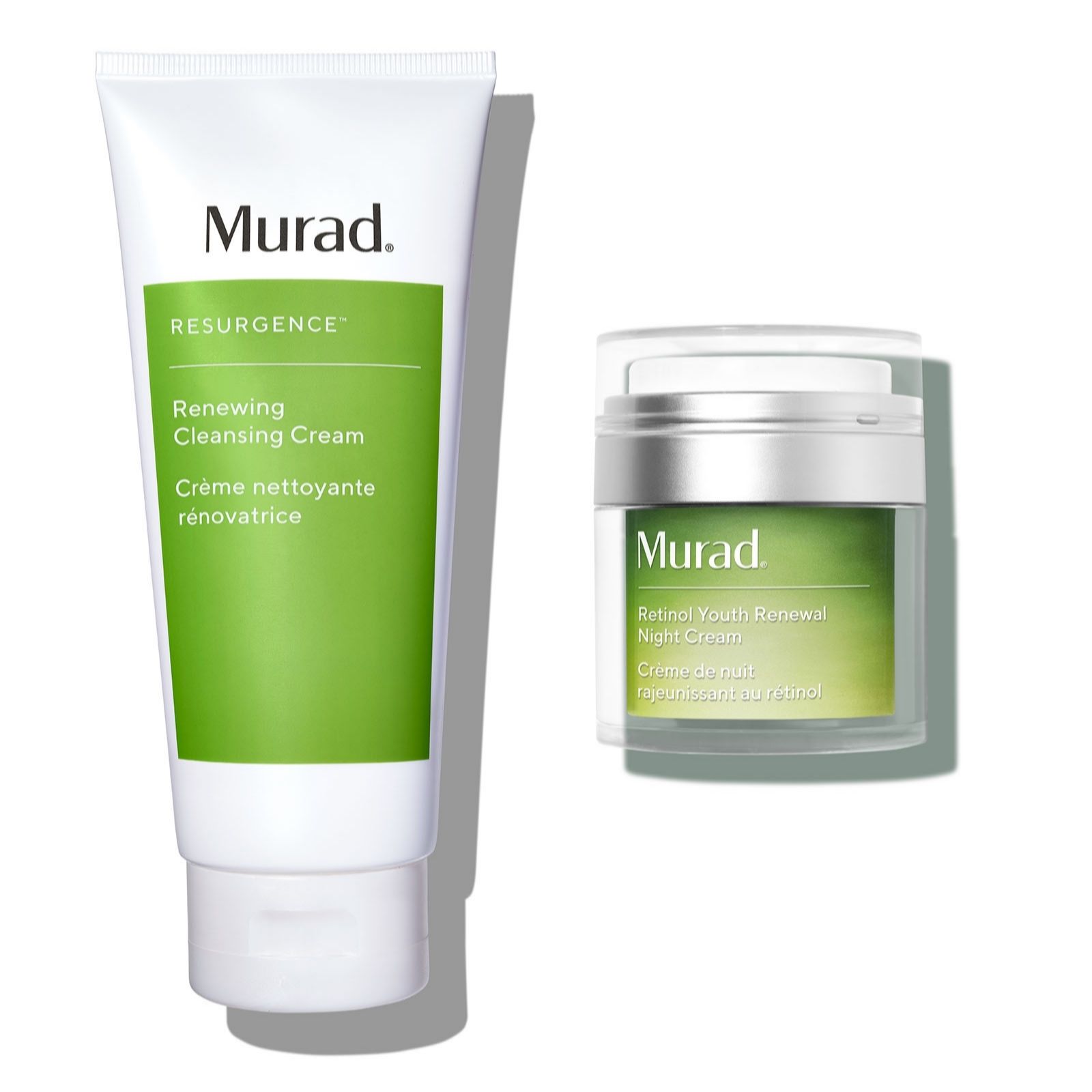 Murad Retinol Night Cream& Renewing Cleansing Cream