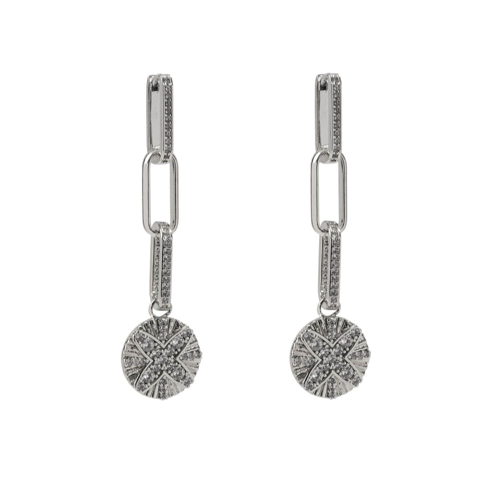 Tess Daly My Jewellery List Kiss Charm Link Earrings