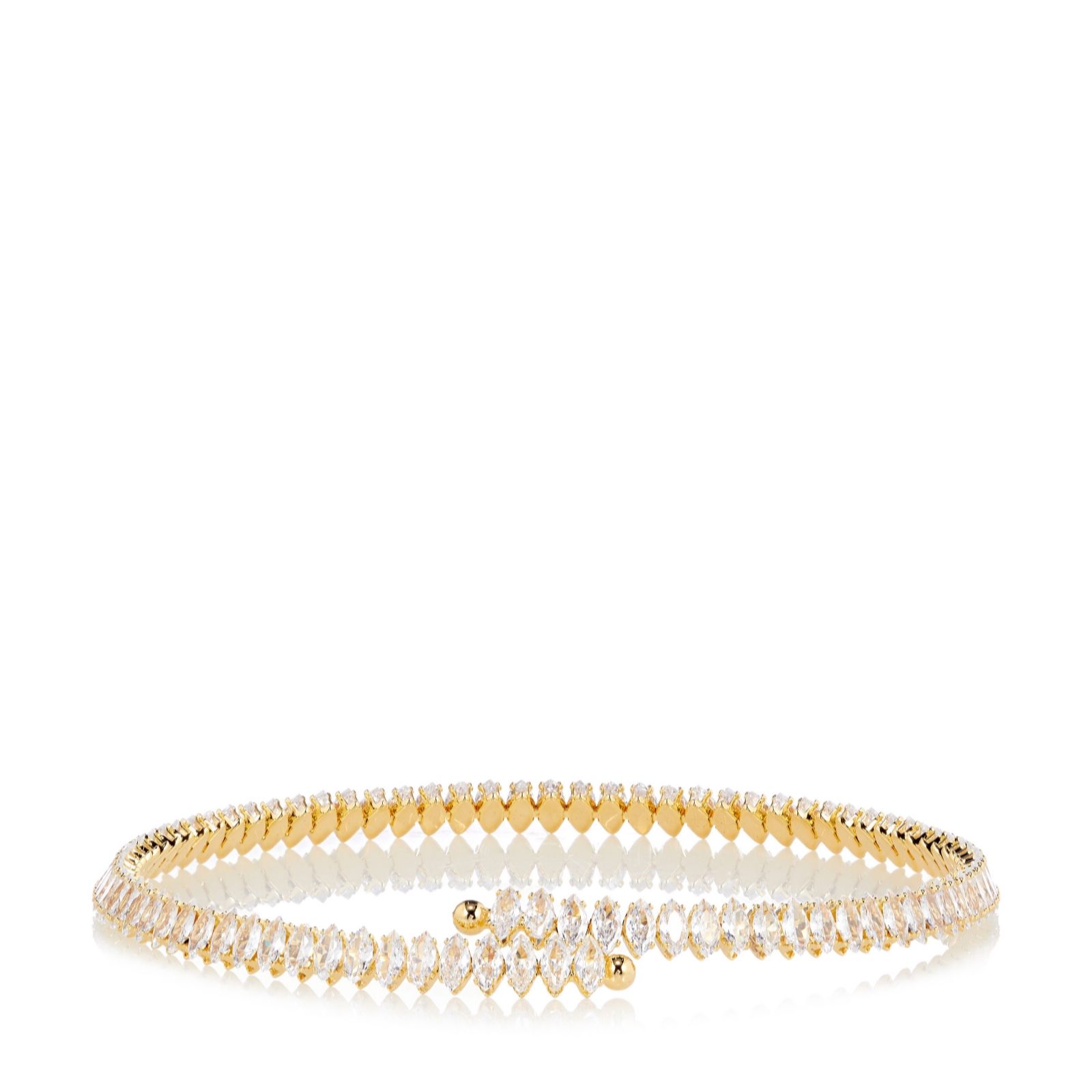 Butler & Wilson Jewellery Gold Butler & Wilson Multi Crystal Choker Necklace