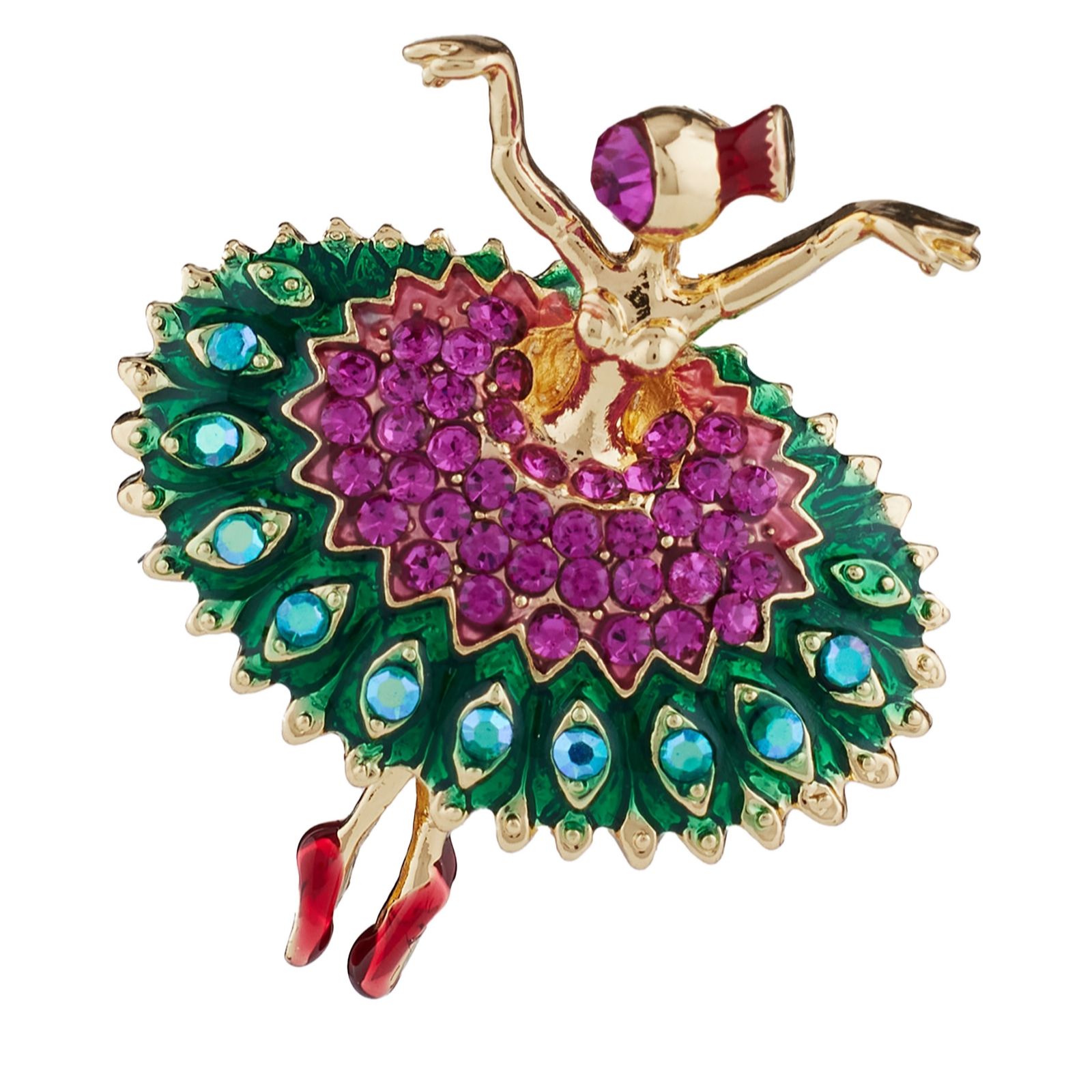 Butler & Wilson Jewellery Multi Butler & Wilson Ballerina Clutch Pin