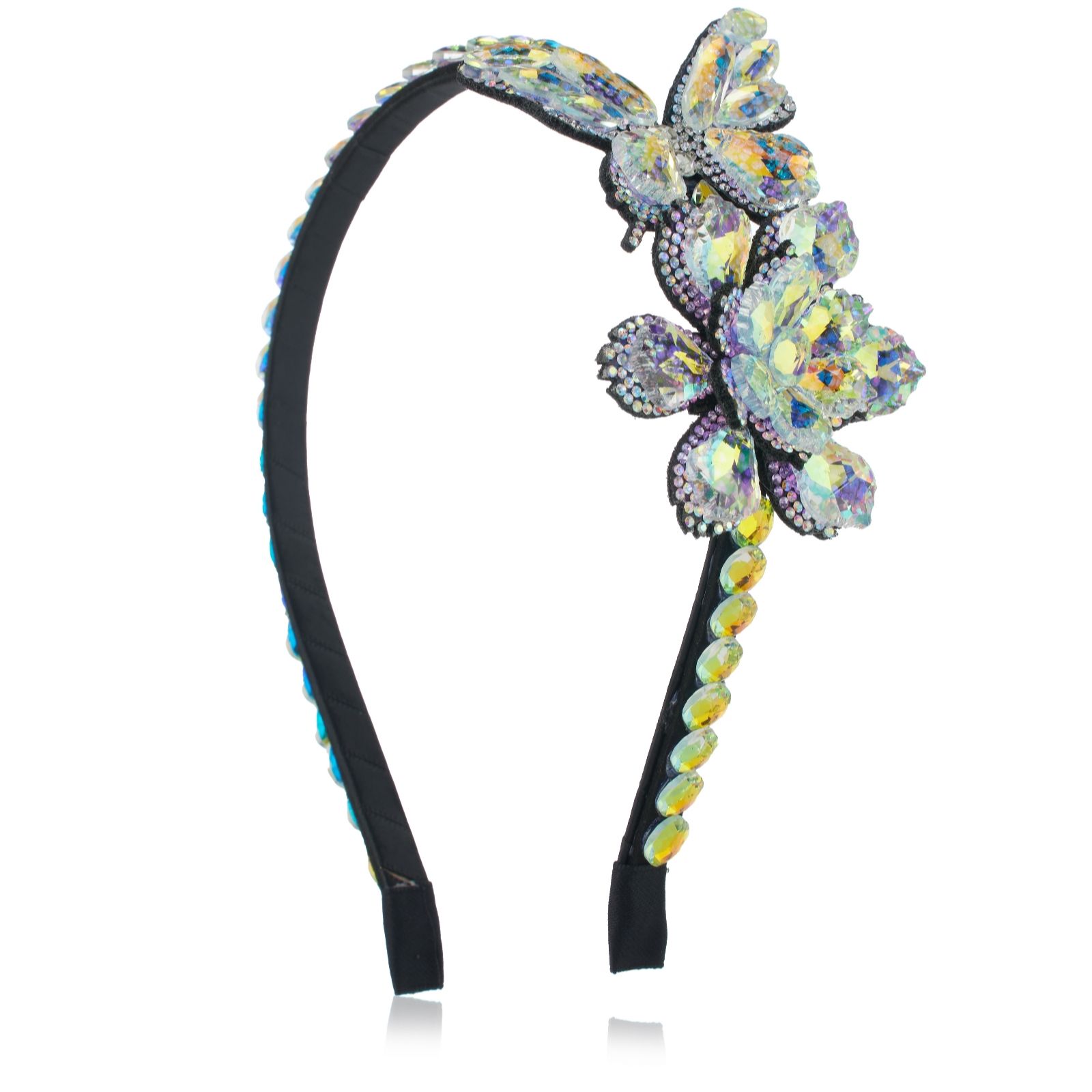 Butler & Wilson Butterfly and Flower Headband