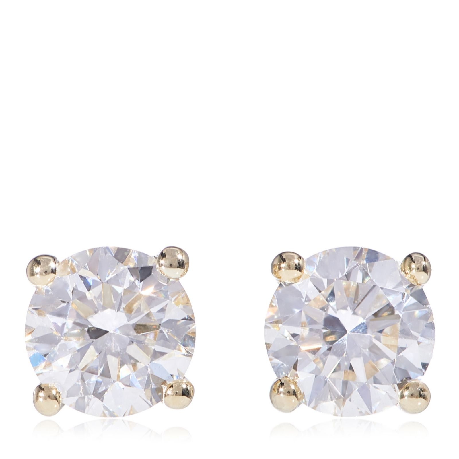 1ct Lab Grown Diamond 9ct Stud Earrings VS1