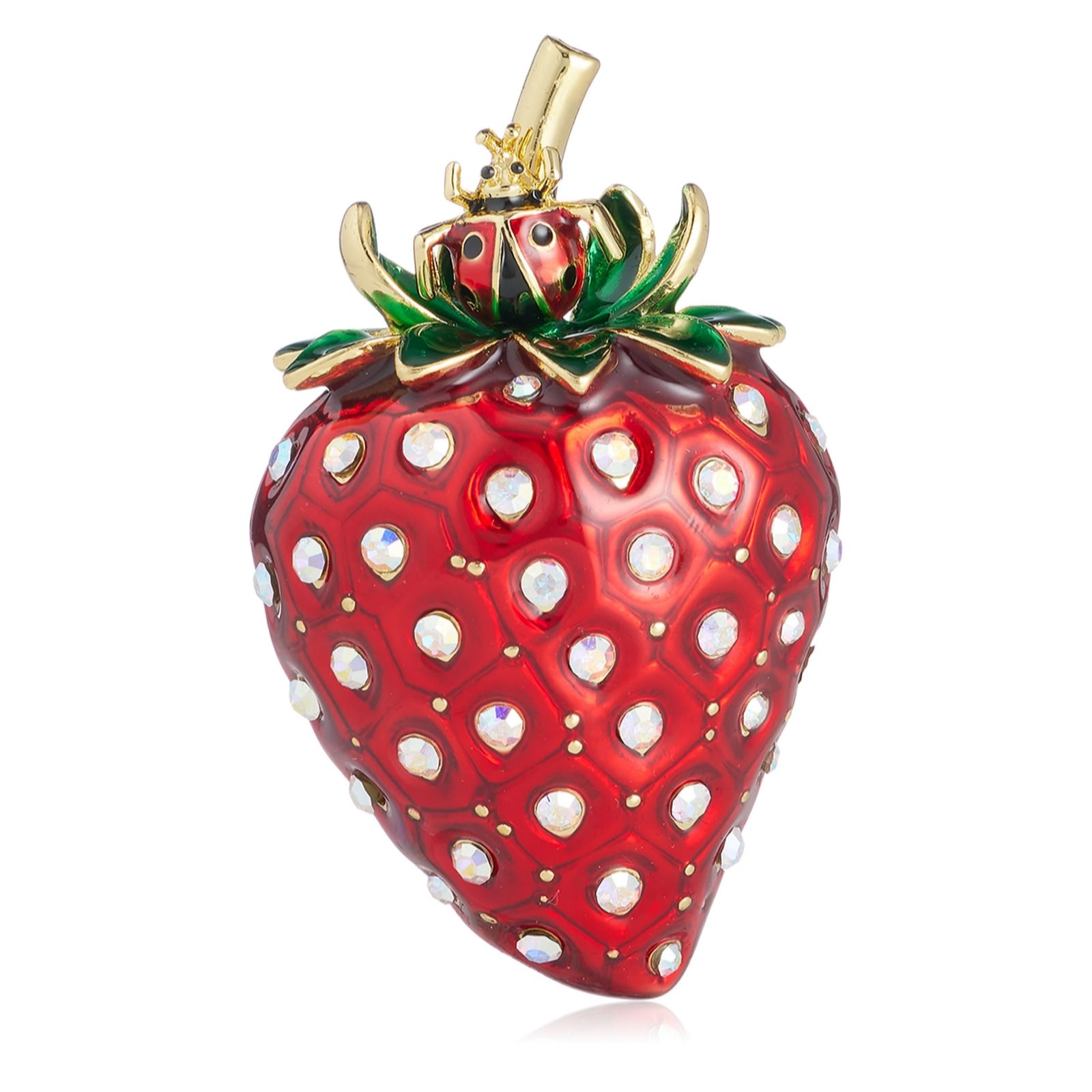 Butler & Wilson Jewellery Red Butler & Wilson Strawberry Brooch