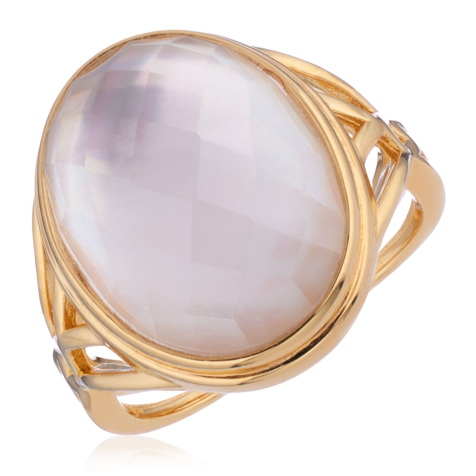 Larapearl Abalone Lara Pearl Mother Of Pearl Ring Sterling Silver