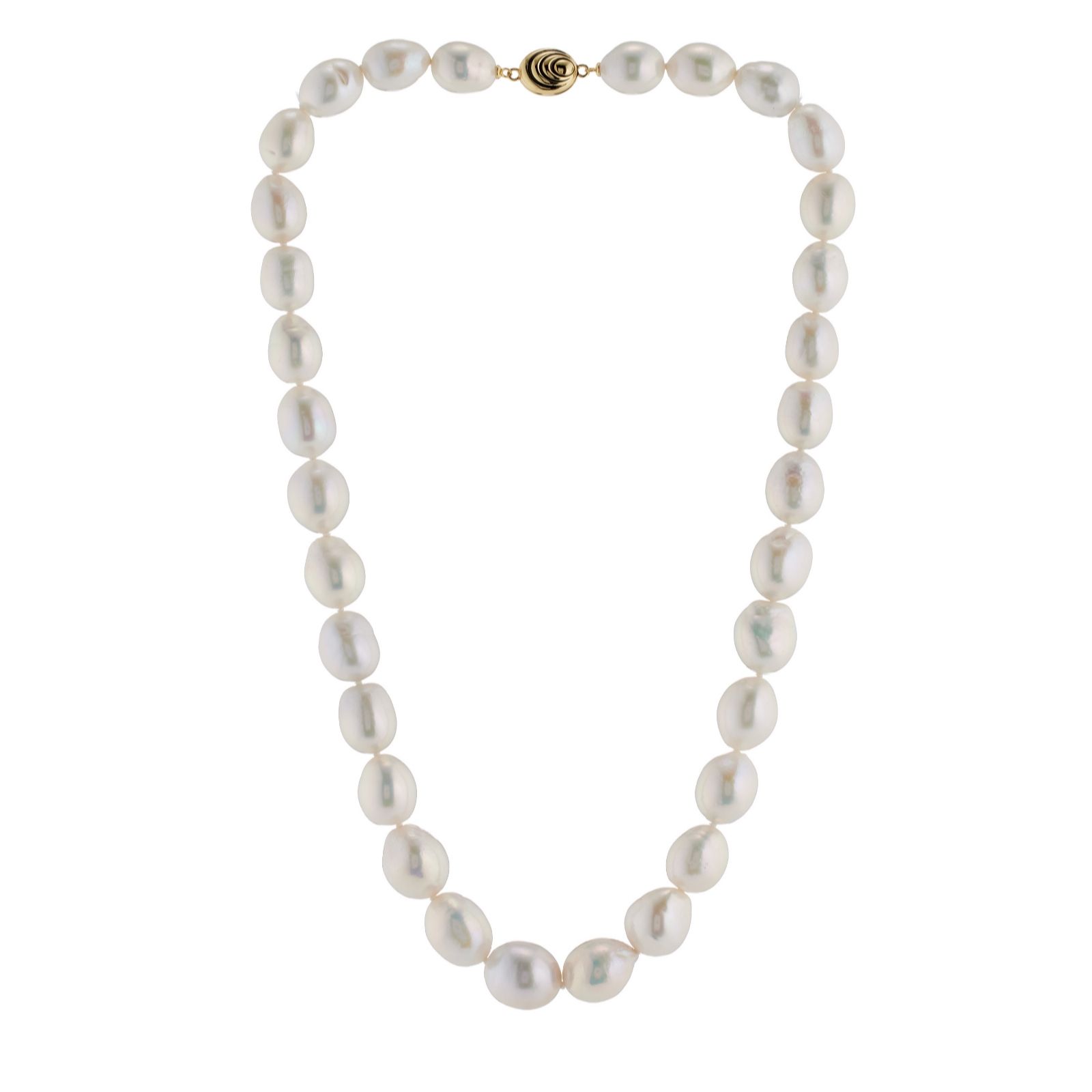 Larapearl Yellow/Gold Lara Pearl Private Reserve Baroque Ming Pearl Necklace