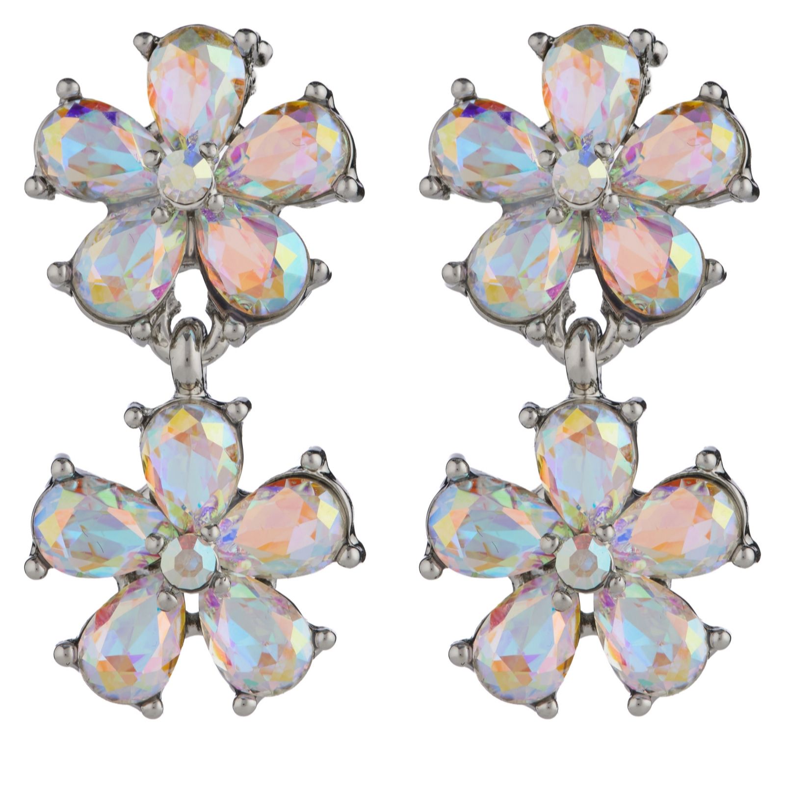 Butler & Wilson Jewellery Blue Butler & Wilson Flower Bloom Earrings