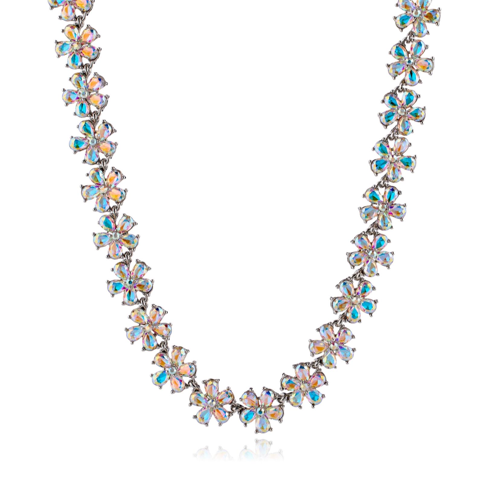Butler & Wilson Jewellery A B Crystal Butler & Wilson Flower Bloom Necklace