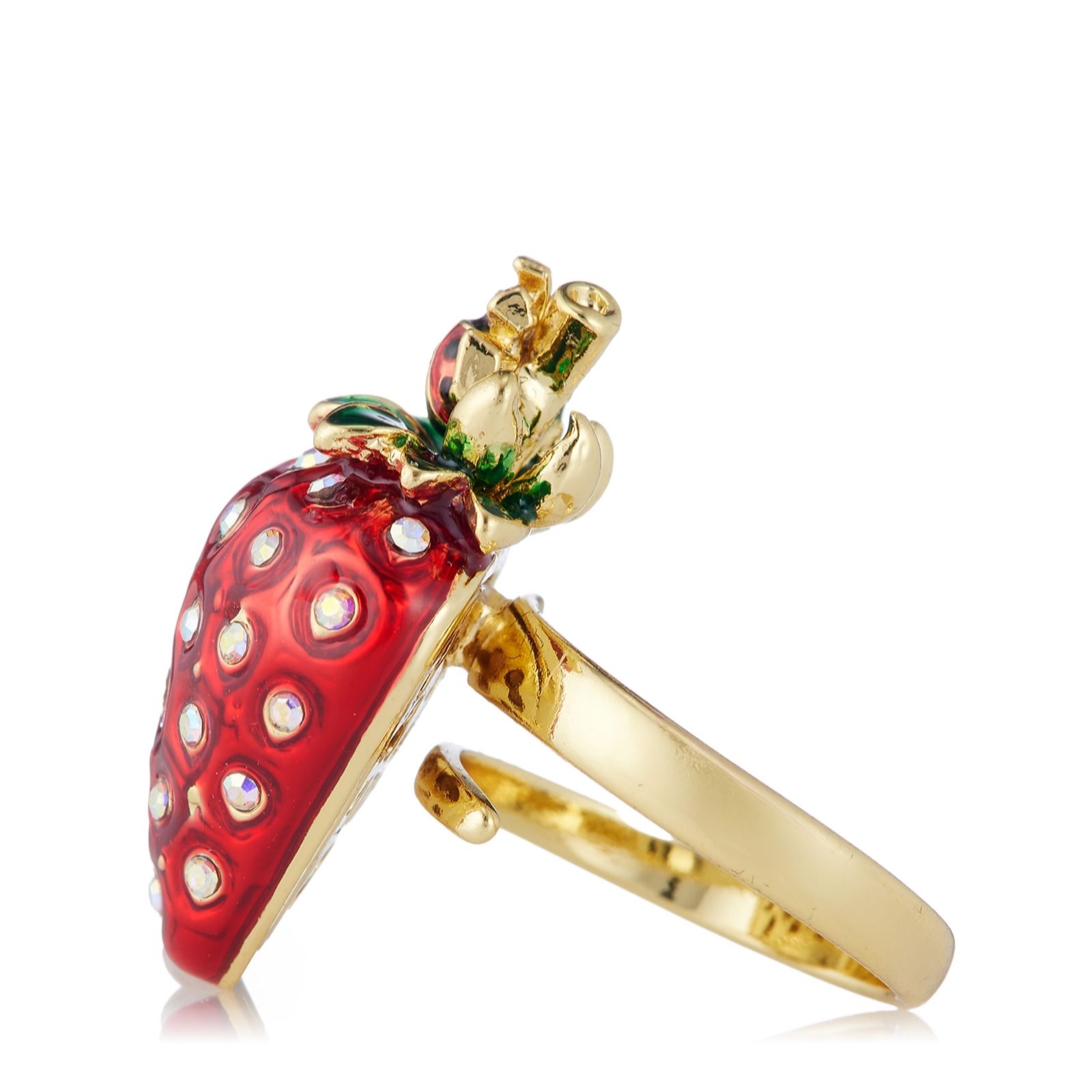 Butler & Wilson Jewellery Red Butler & Wilson Strawberry Ring