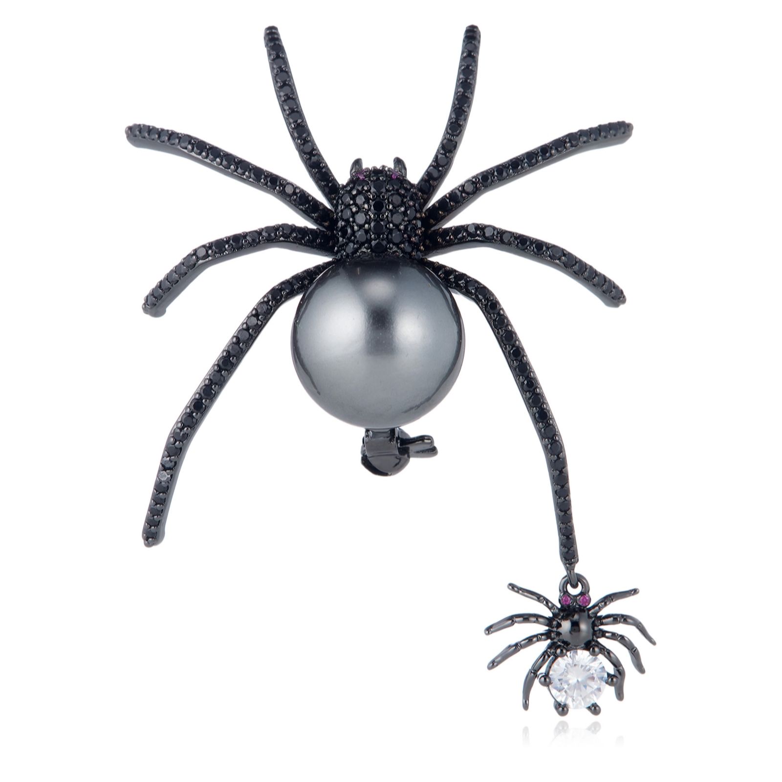 Butler & Wilson Jewellery Butler & Wilson Double Spider Brooch