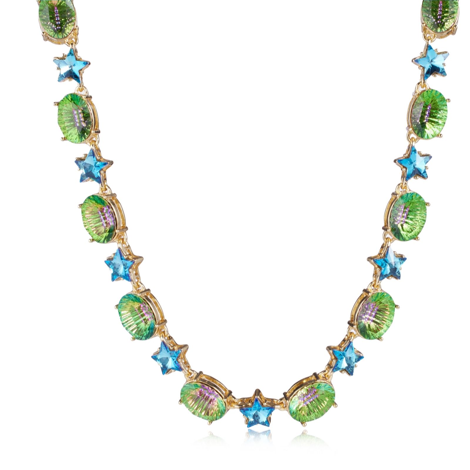 Butler & Wilson Celestial Crystal Stars Necklace