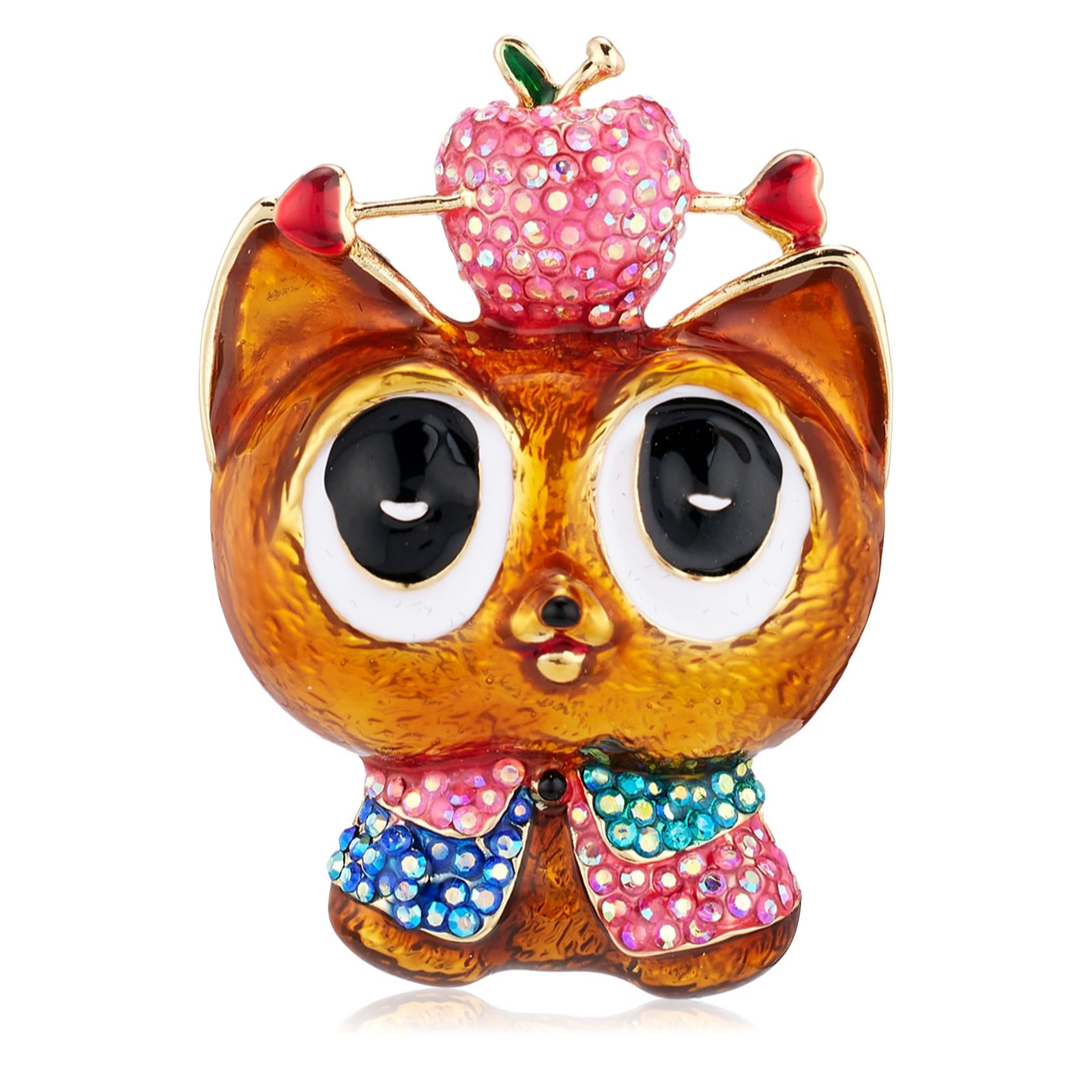 Butler & Wilson Jewellery Gold Multi Butler & Wilson Cartoon Cat Brooch