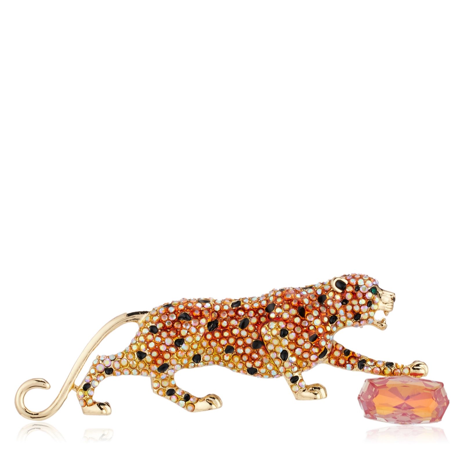 Butler & Wilson Jewellery Gold Butler & Wilson Hunting Leopard Brooch