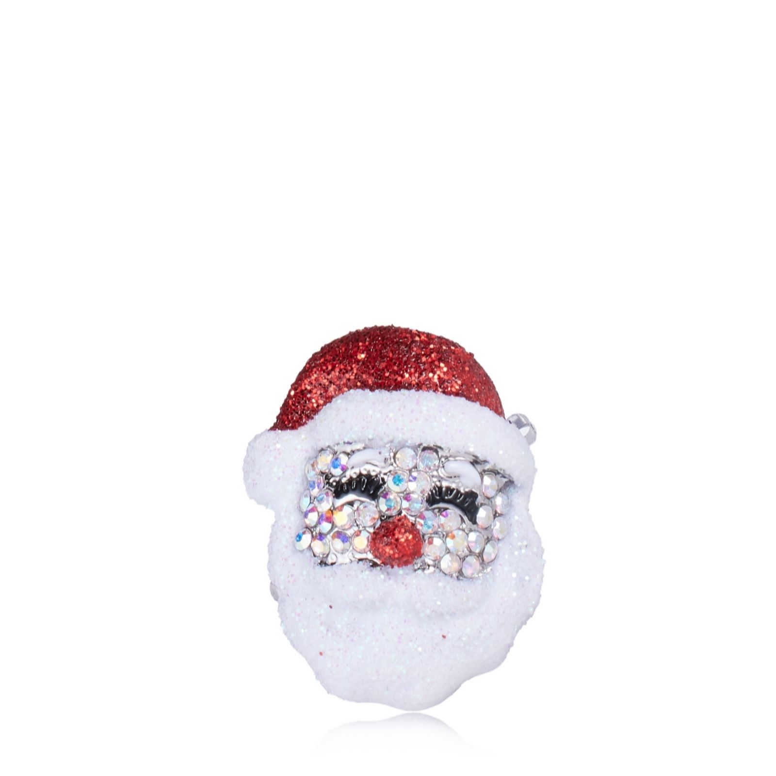 Butler & Wilson Jewellery Red Butler & Wilson Father Christmas Brooch