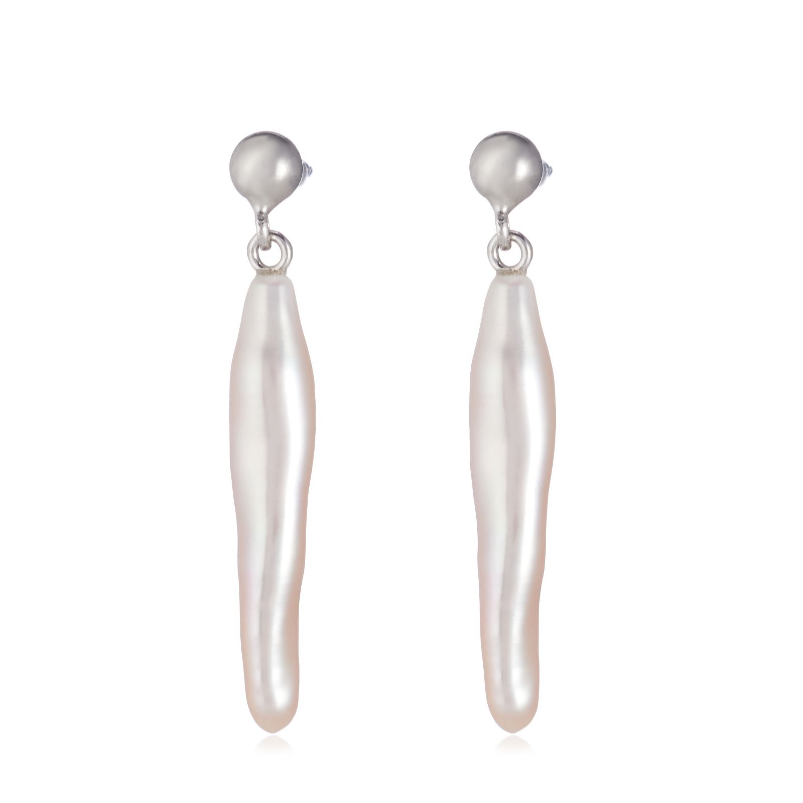 Lara Pearl 2024 Private Reserve Liquid Pearl Earrings Sterling Silver