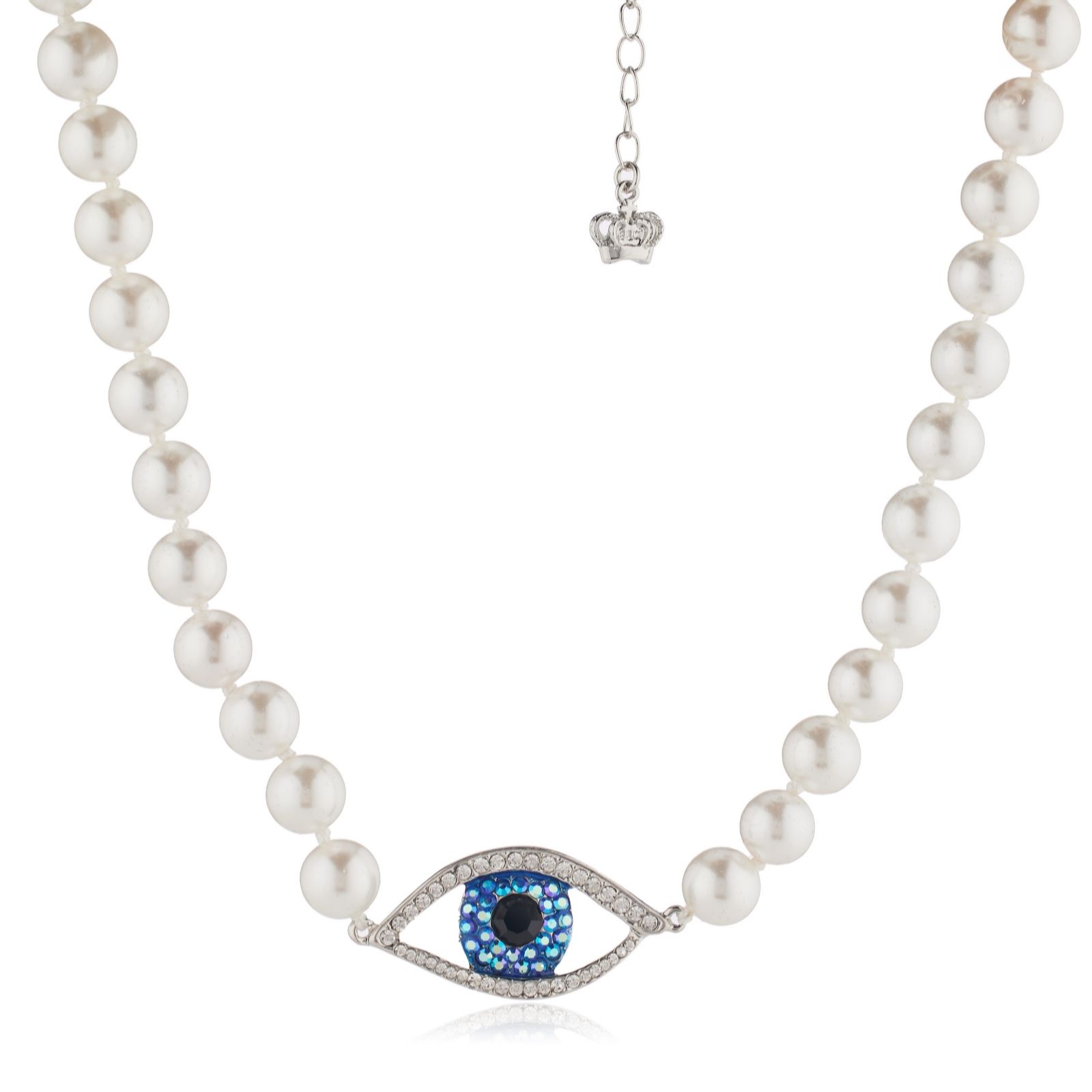 Butler & Wilson Jewellery Blue Eye Butler & Wilson Faux Pearl Necklace