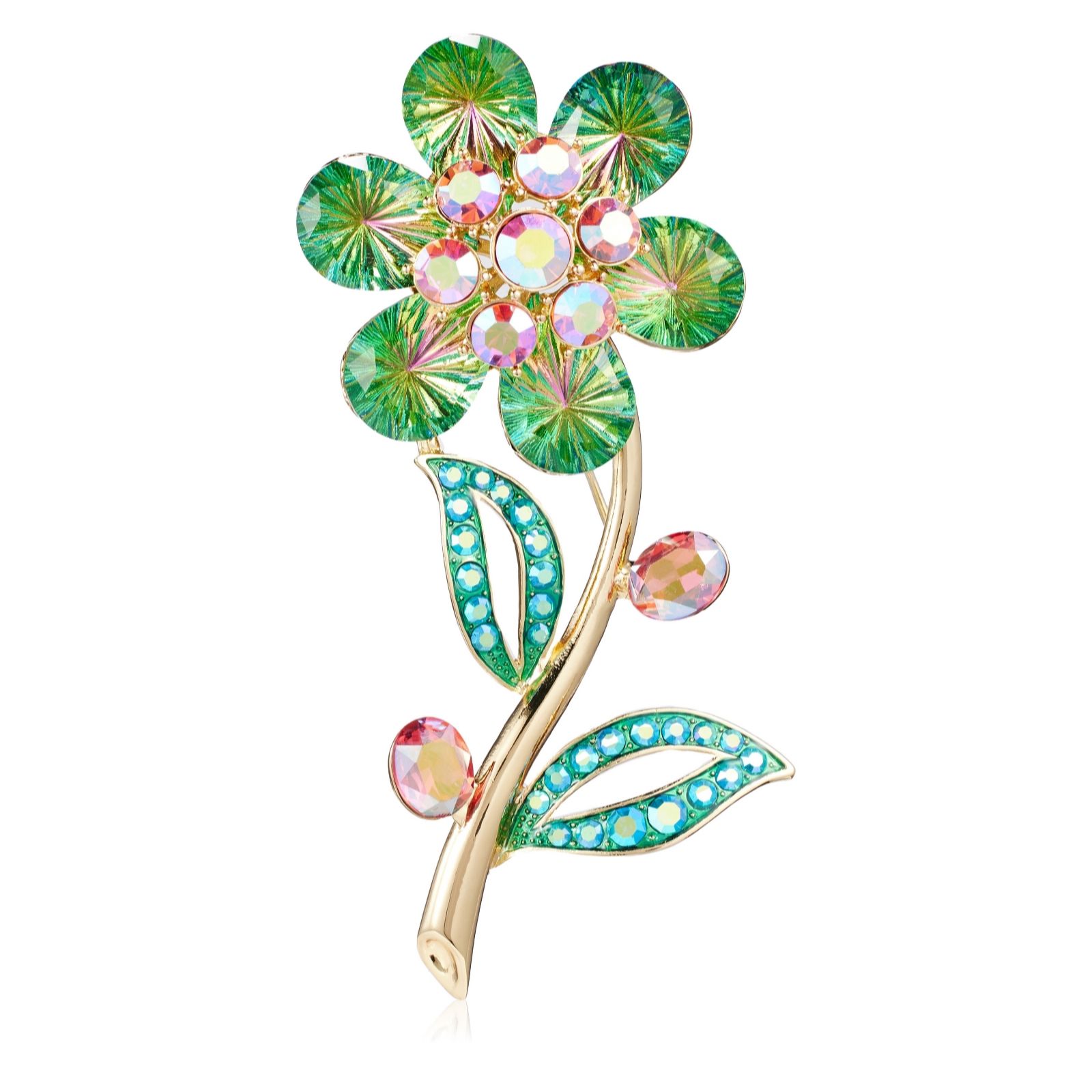 Butler & Wilson Crystal Flower Brooch