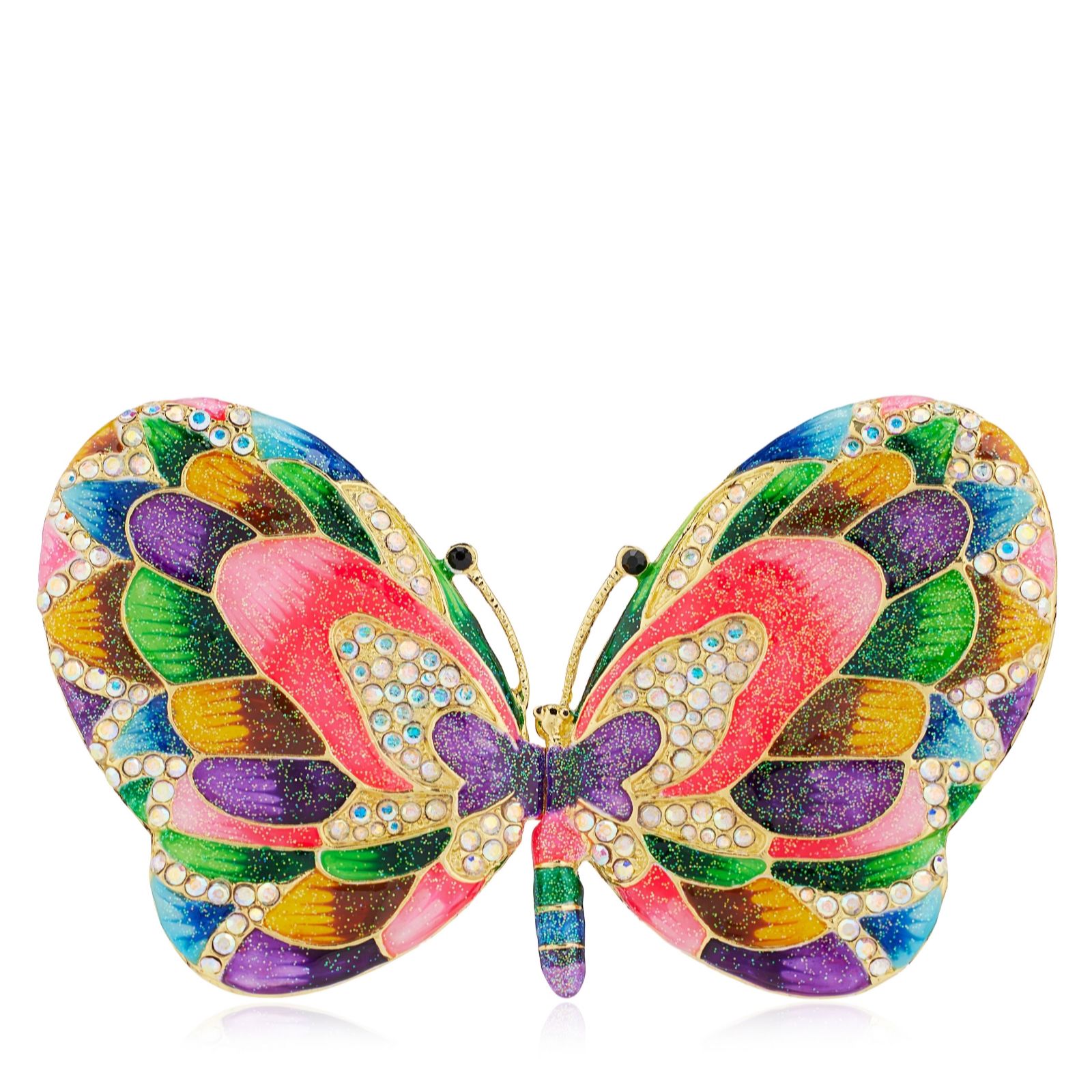 Butler & Wilson Jewellery Multi Butler & Wilson Butterfly Compact Mirror