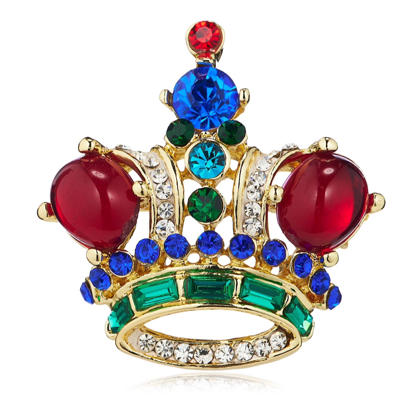 Butler & Wilson Jewellery Butler & Wilson Small Regal Crown Brooch