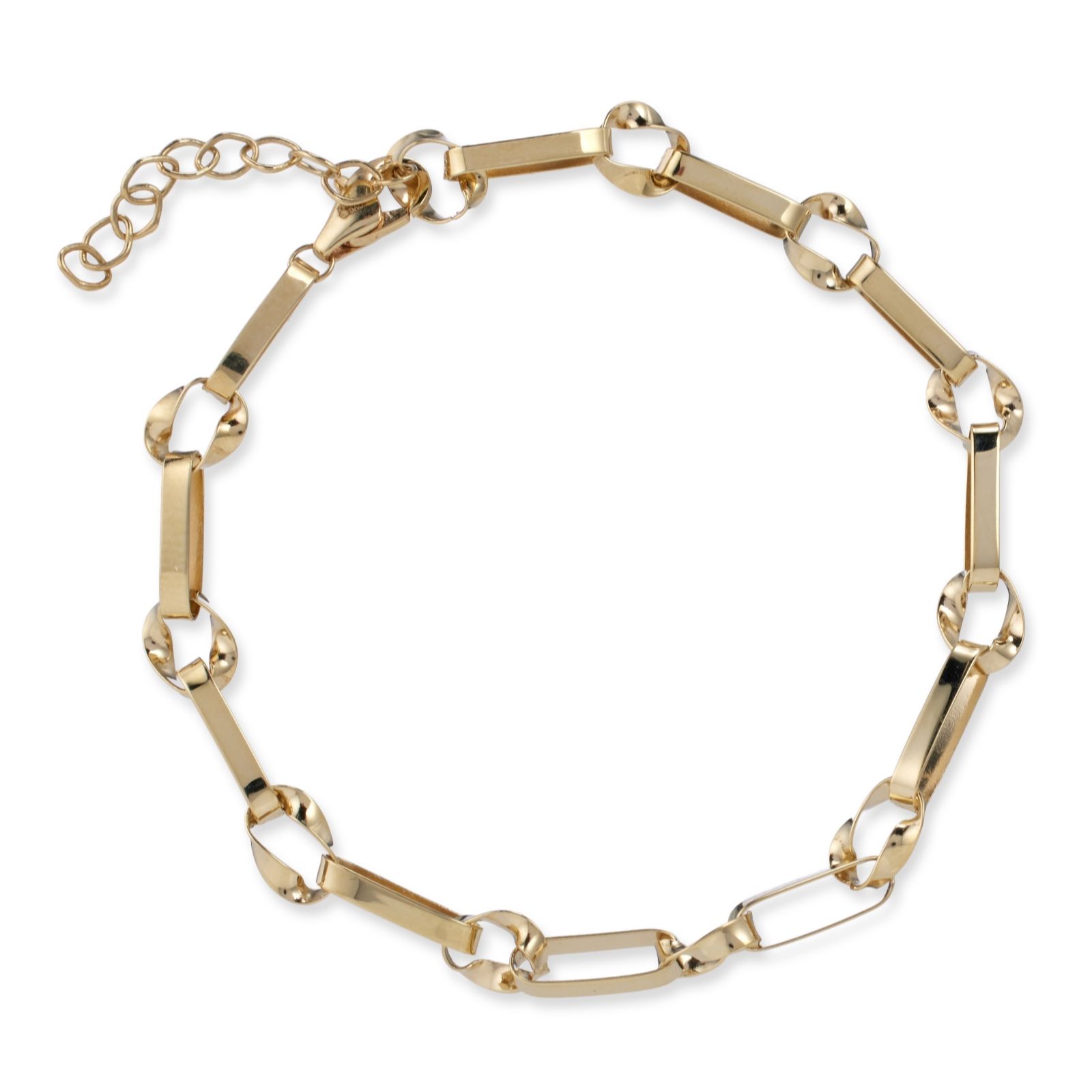 Gold 9Ct Yellow 9Ct Italian Link Bracelet 3.1G