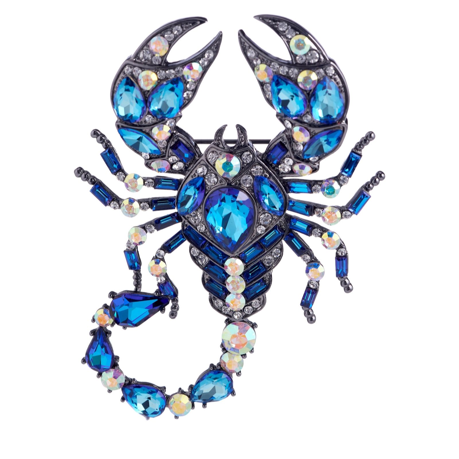 Butler & Wilson Jewellery Orange Butler & Wilson Large Scorpion Brooch