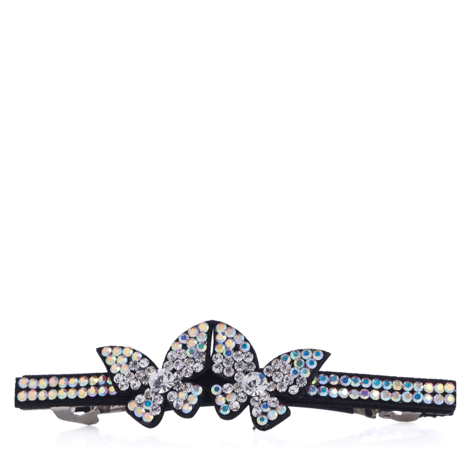 Butler & Wilson Jewellery Blue Butler & Wilson Double Butterfly Hair Clip