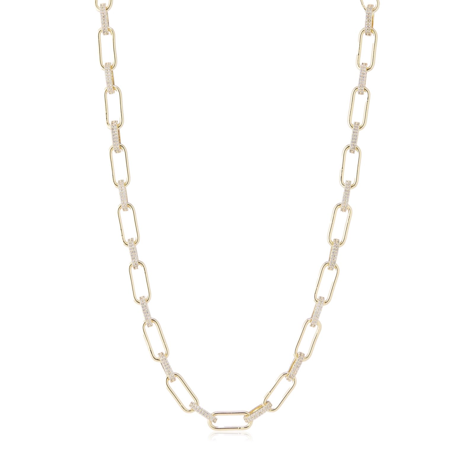 Butler & Wilson Crystal Chain Link Necklace