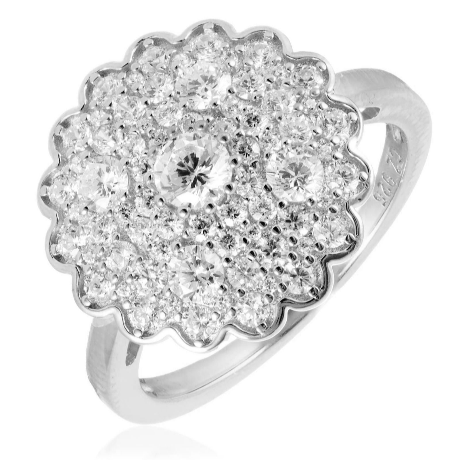 Diamonique x Kathryn 0.8ct tw 30th Anniversary Ring Sterling Silver