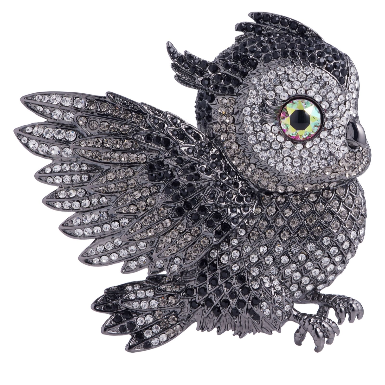 Butler & Wilson Jewellery Multi Butler & Wilson Flying Owl Brooch