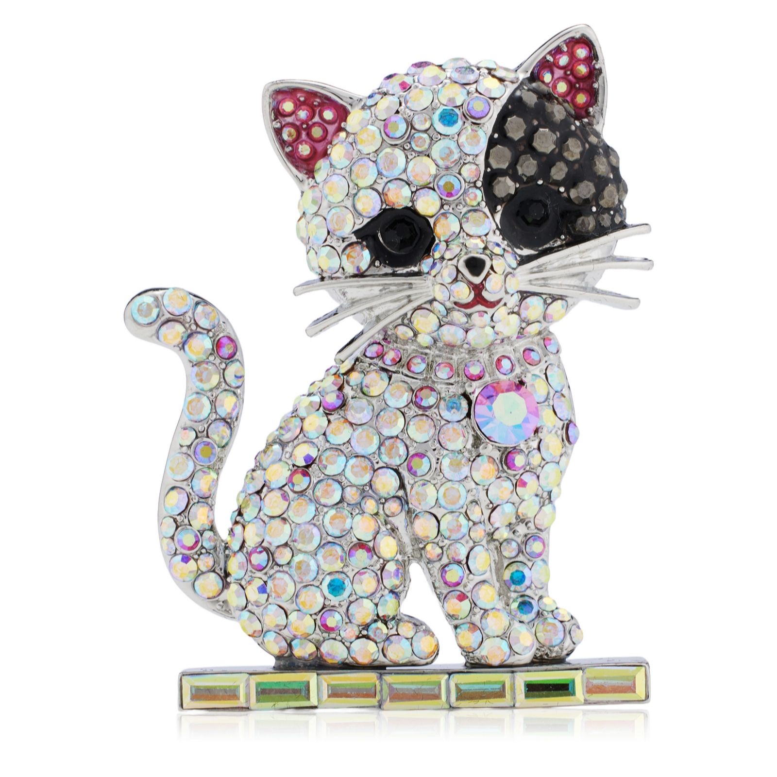 Butler & Wilson Jewellery Topaz Butler & Wilson Crystal Kitten Brooch
