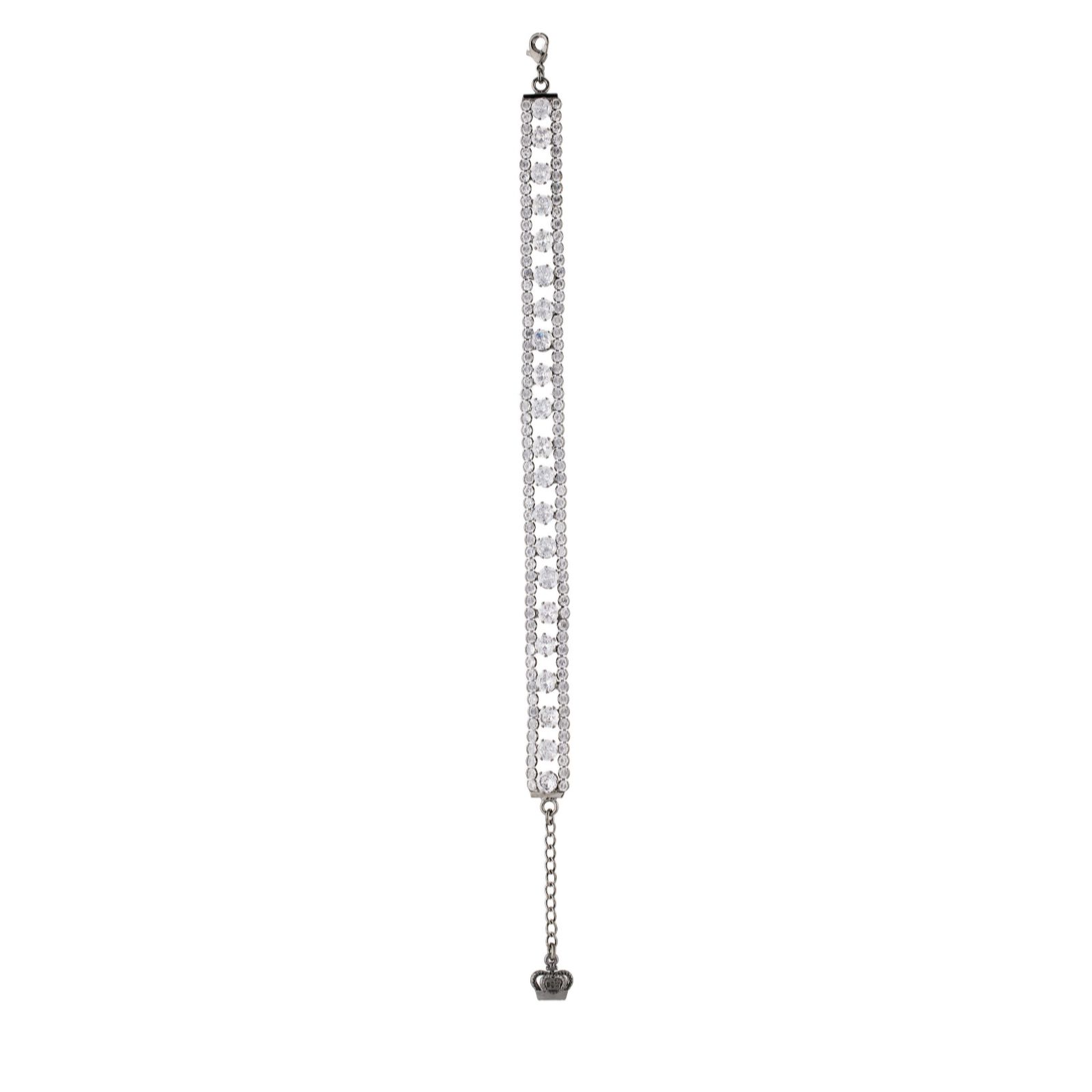 Butler & Wilson Jewellery Pewter Butler & Wilson Elegant Crystal Bracelet