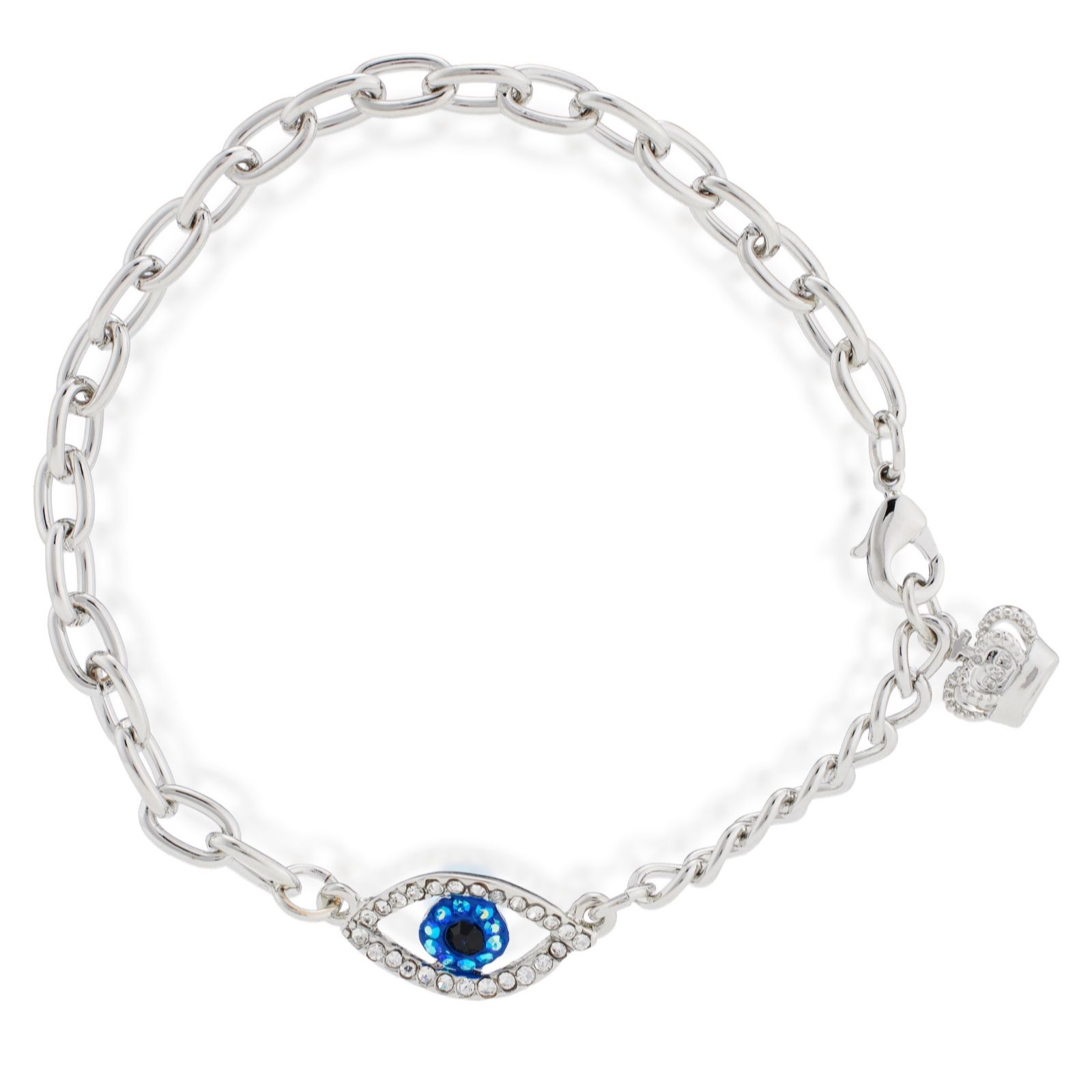 Butler & Wilson Jewellery Silver Butler & Wilson Eye Pendant Bracelet