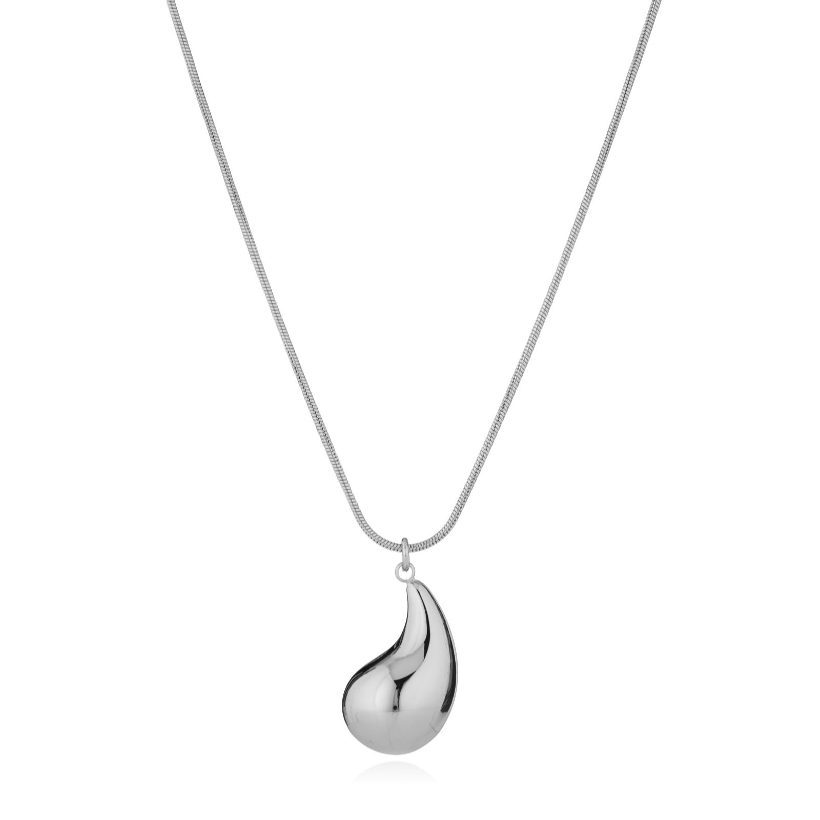 Kim & Co Gold Tone Teardrop Necklace