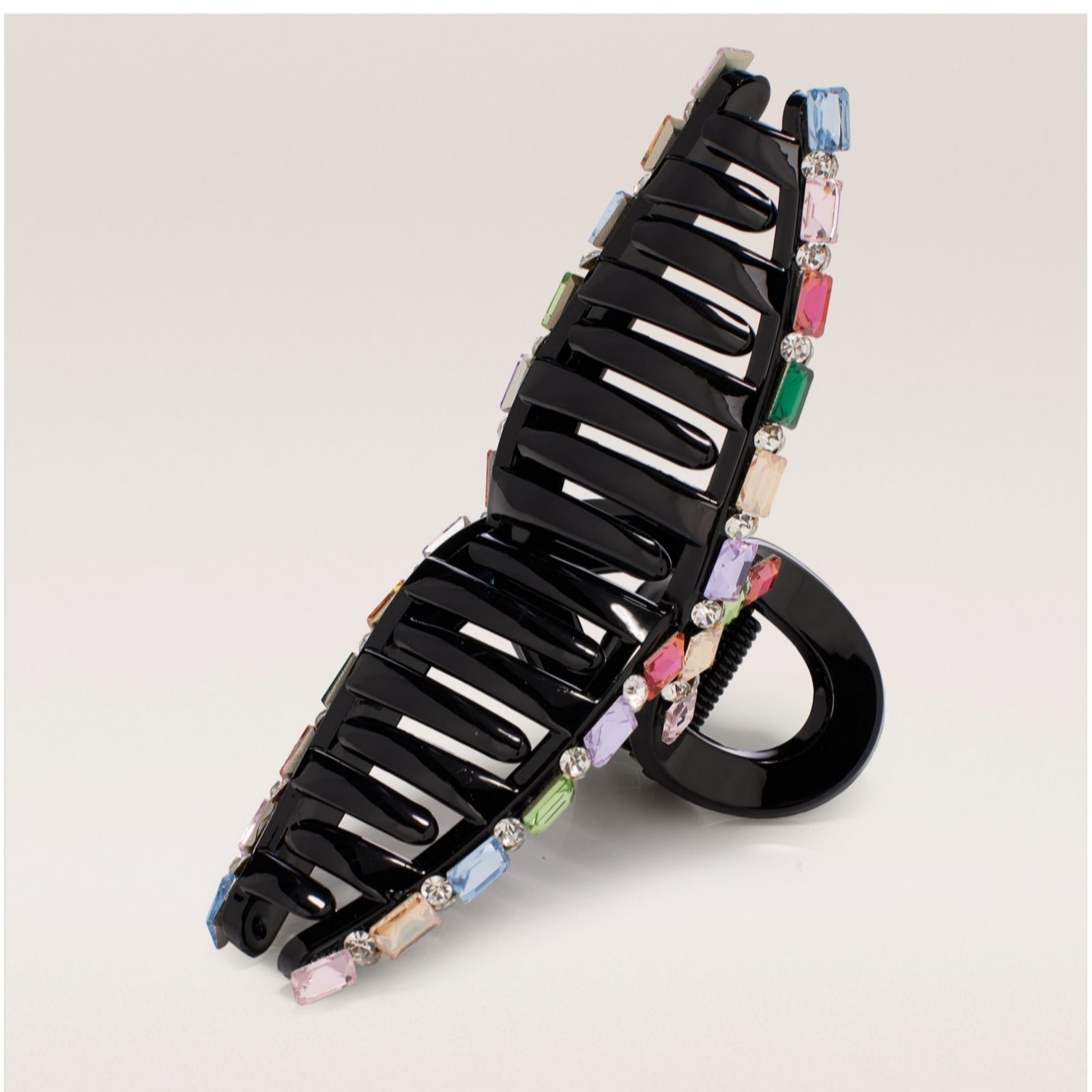 Butler & Wilson Jewellery Pink Butler & Wilson Baguttte Crystal Hair Clip