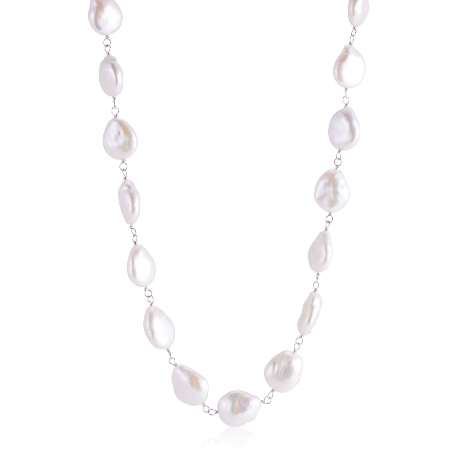 Lara Pearl Private Reserve 13-15mm Coin Baroque Pearl 66cm Necklace