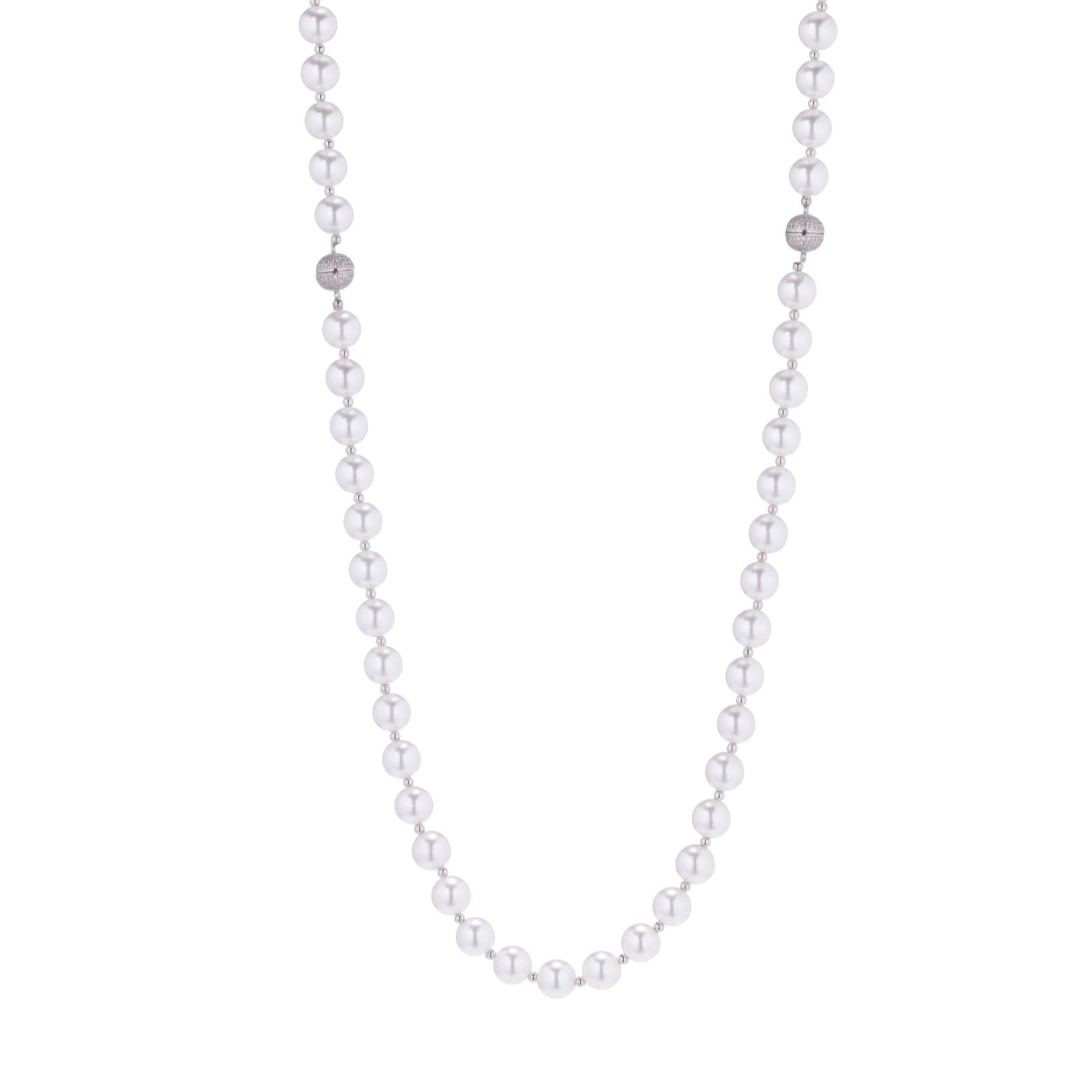 Butler & Wilson Jewellery Light Butler & Wilson Double Magnet Faux Pearl Necklace