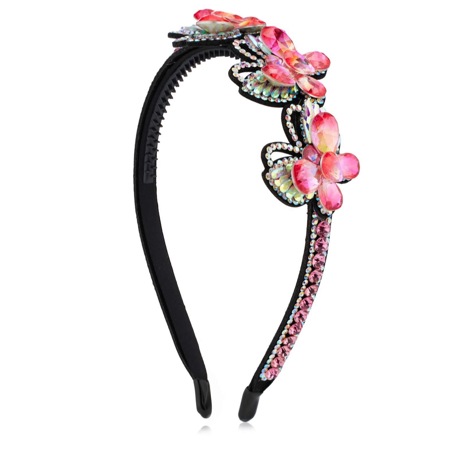 Butler & Wilson Jewellery Clear Aurora Borealis Butler & Wilson Trio Butterfly Headband