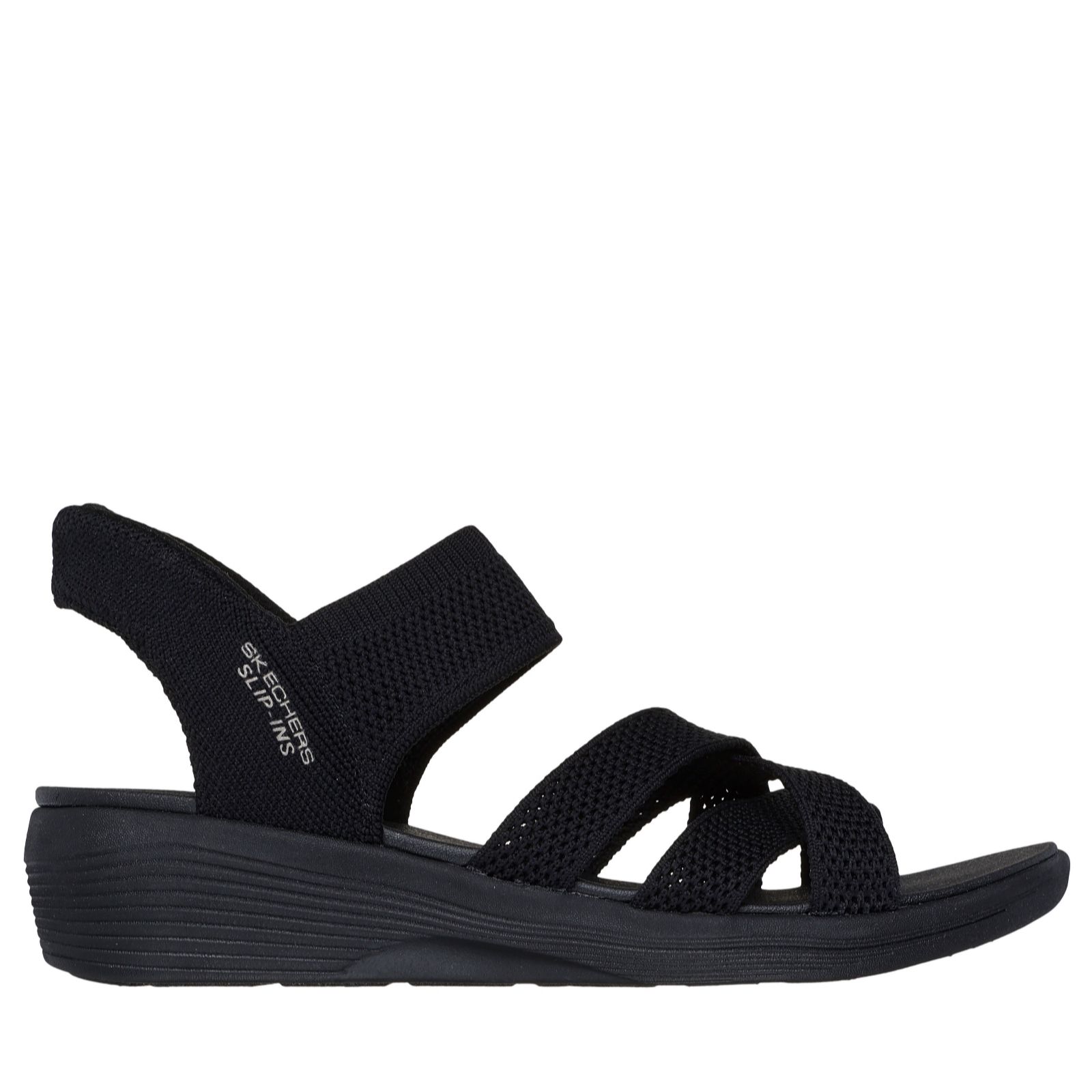 Skechers Arya Slip Ins OFWT Off White Womens Comfortable Sandals 163524 in a Plain Textile in Size 8