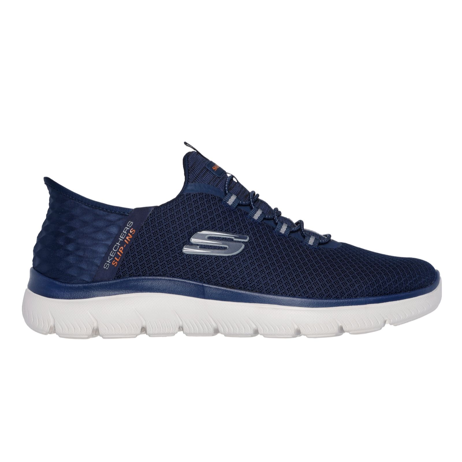 Skechers Men's Navy Slip In Summits Wide Trainers Colour: : Size 12 - Image 3