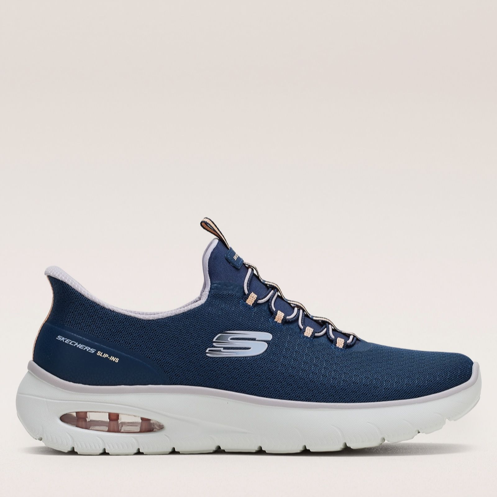 Skechers Navy Skech-Air Summits Slip-Ins Trainer
