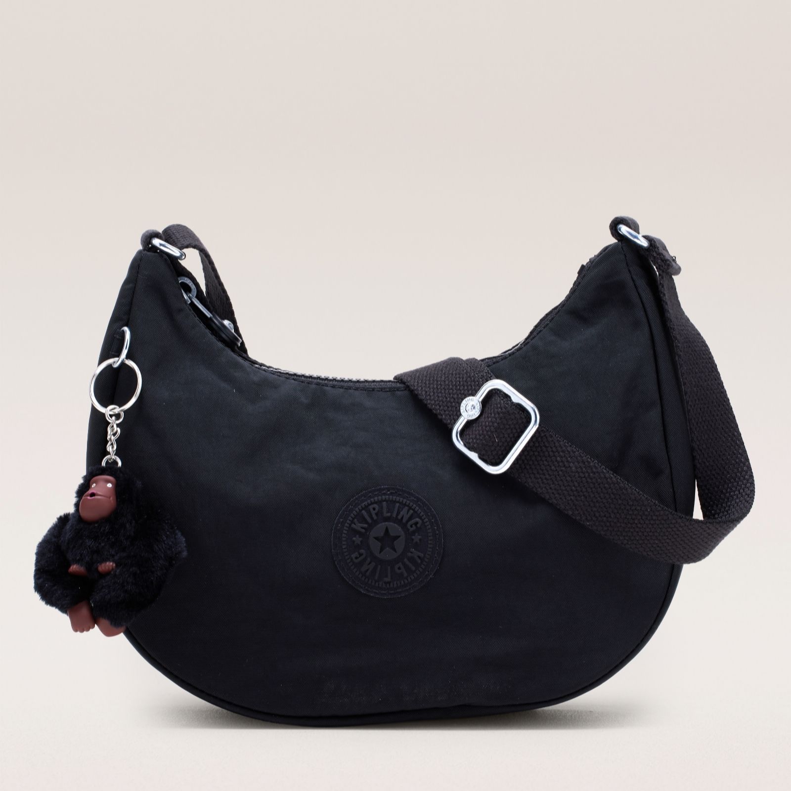 Kipling Black Tonal Bells Cross-Body Bag