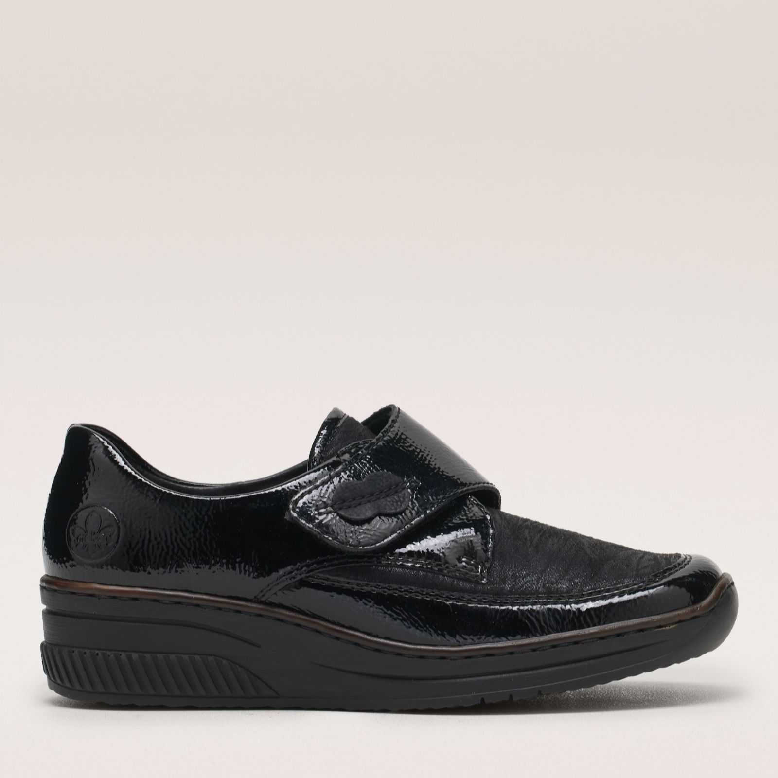 Rieker Black Wedge Shoe