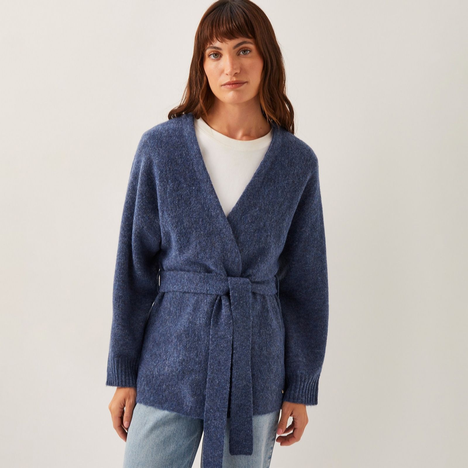 Monsoon Blue Bay Supersoft Belted Cardigan