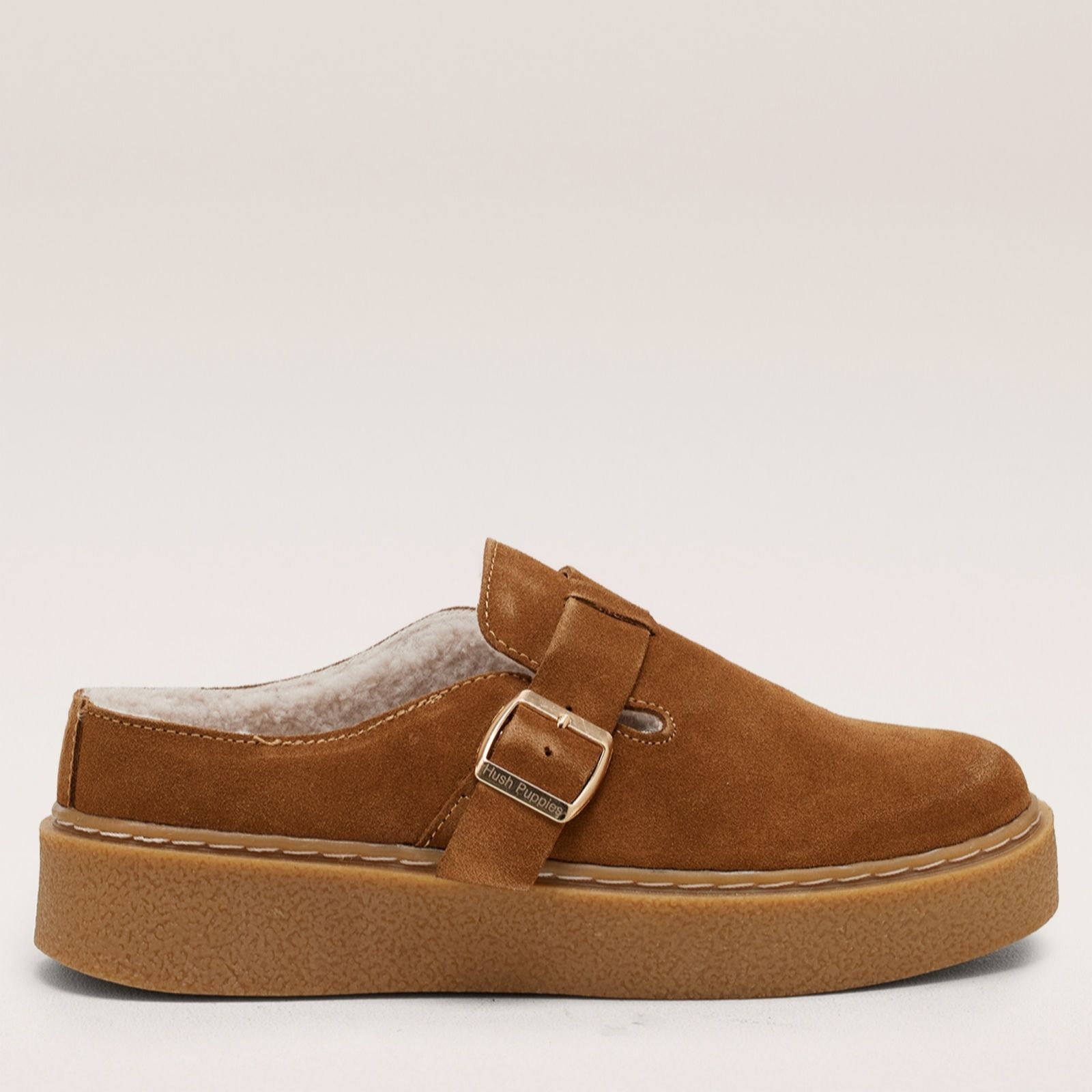 Hush Puppies Women's Chocolate Blanche Fur Mule